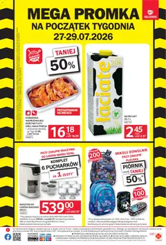 Pogląd oferty "Selgros cash&carry gazetka - Mega Promka" - ważna od 27.07.2026 | Strona: 1 | Produkty: Karkówka, Mleko, Kotlety, Tefal
