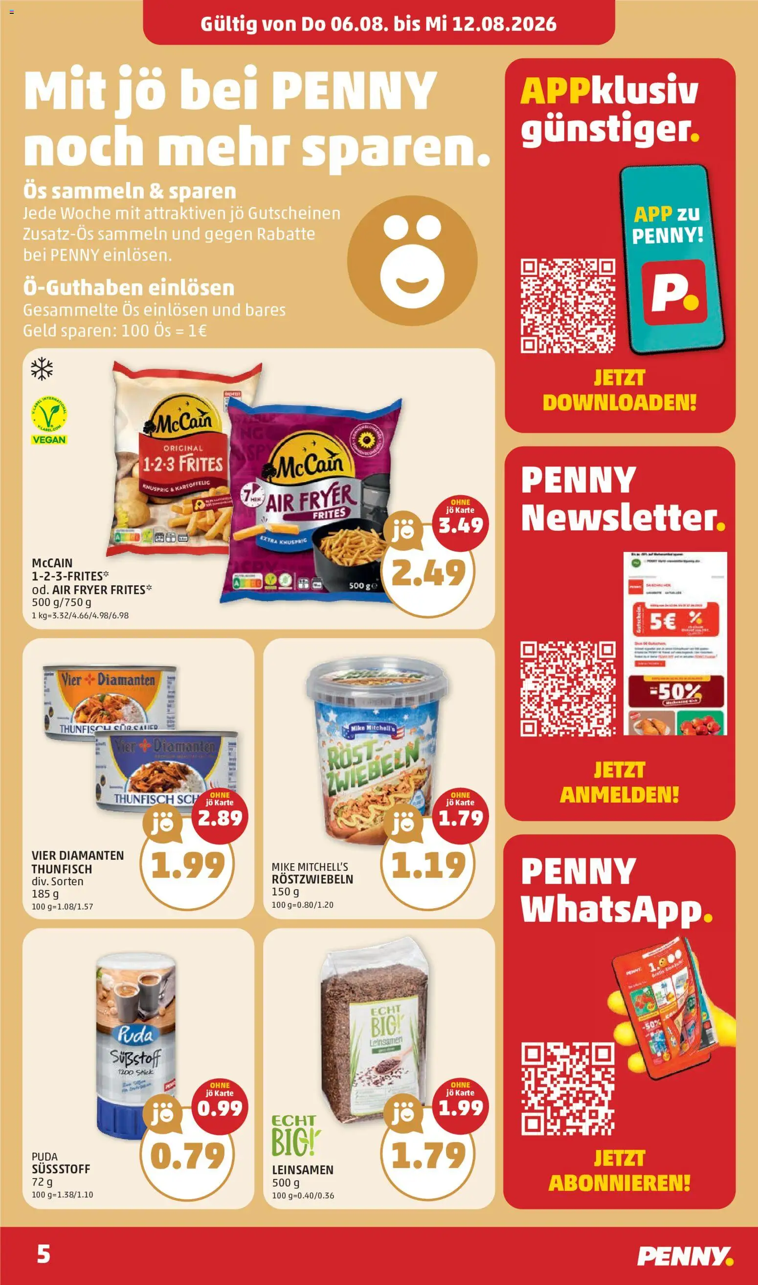 Penny Markt Eröffnung in 3350 Haag gültig ab 06.08.2026 | Seite: 5 | Produkte: Zwiebeln