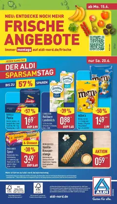 Aldi - ALDI Nord: Wochenangebote ab 14.06.2026 gültig | Seite: 36 | Produkte: Paulaner spezi, M&M's, Pasta, Paulaner