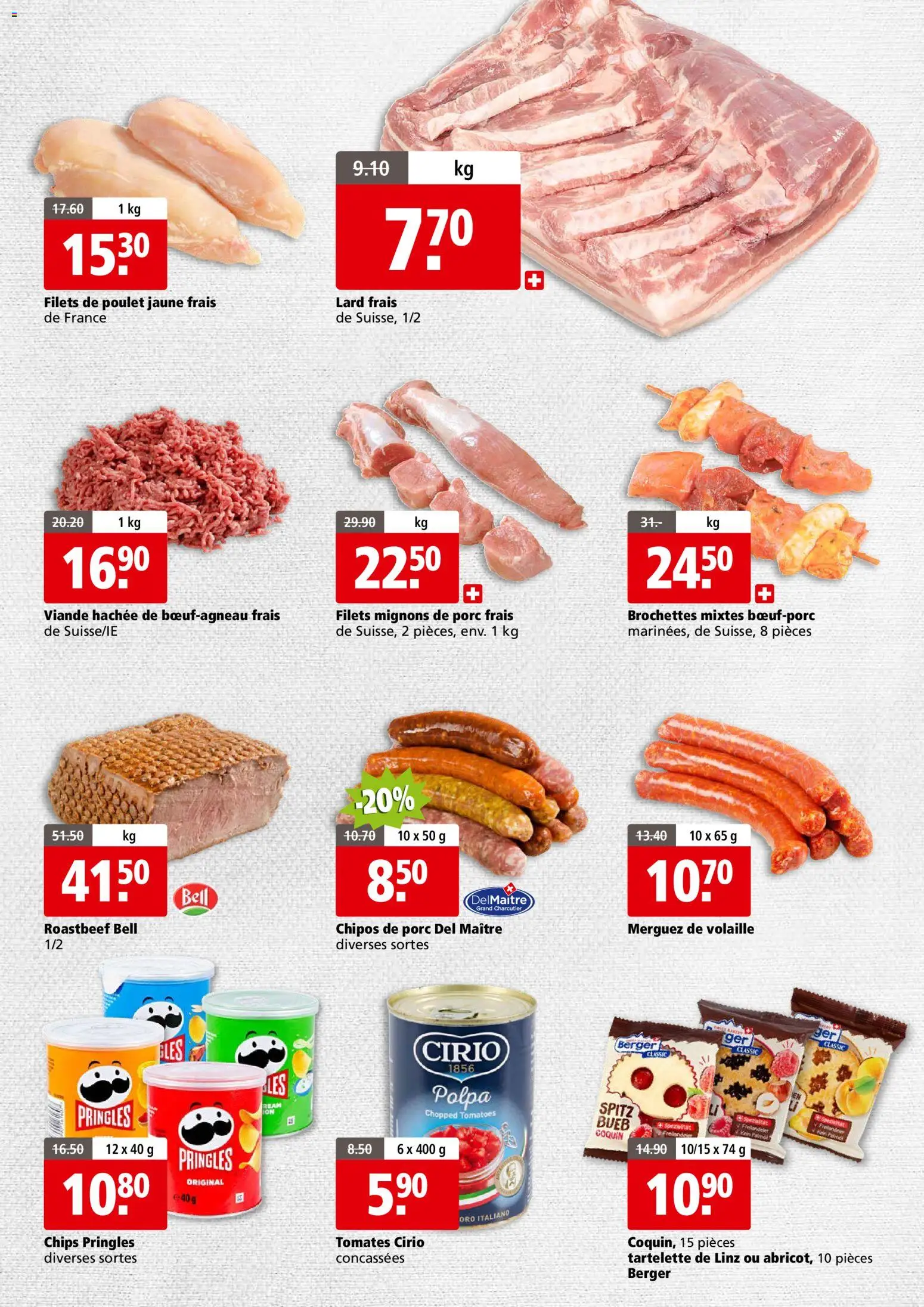Aligro aktionen Business Chavannes, Matran, Genève, Sion – gültig ab 03.08.2026 | Seite: 3 | Produkte: Chips, Tabasco Sauce