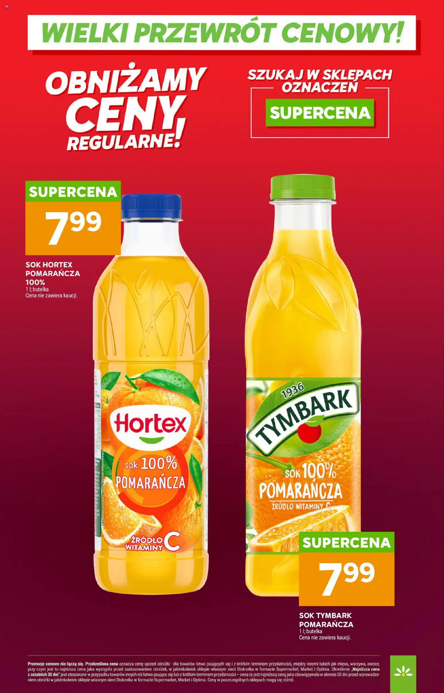 Stokrotka gazetka - Wielki przewrót cenowy od 02.05.2026 | Strona: 22 | Produkty: Stokrotka, Sok