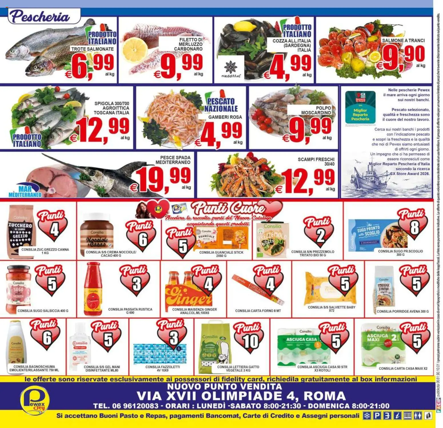 Volantino Pewex del 19/06/2026 | Pagina: 20 | Prodotti: Pesce, Salsiccia, Sugo, Guanciale