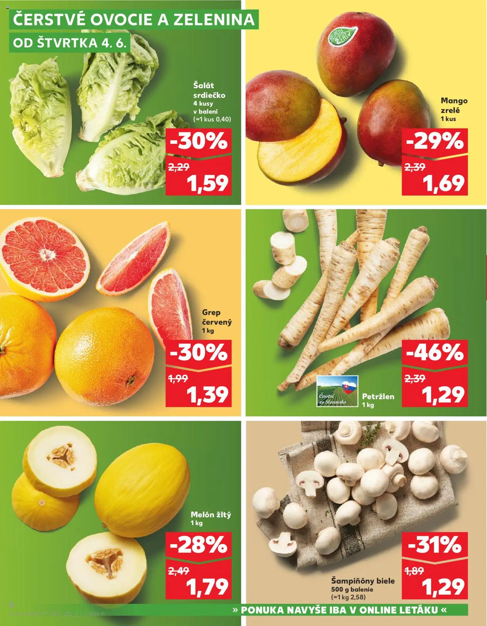 Nové Kaufland akcie – leták je platný od 04.06.2026 | Strana: 6