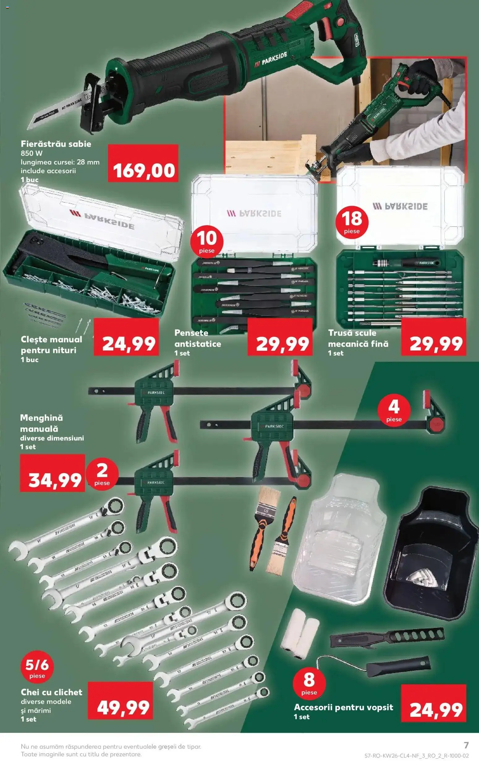 Noul catalog Kaufland – valabil de la 24.06.2026 | Pagină: 7 | Produse: Clește