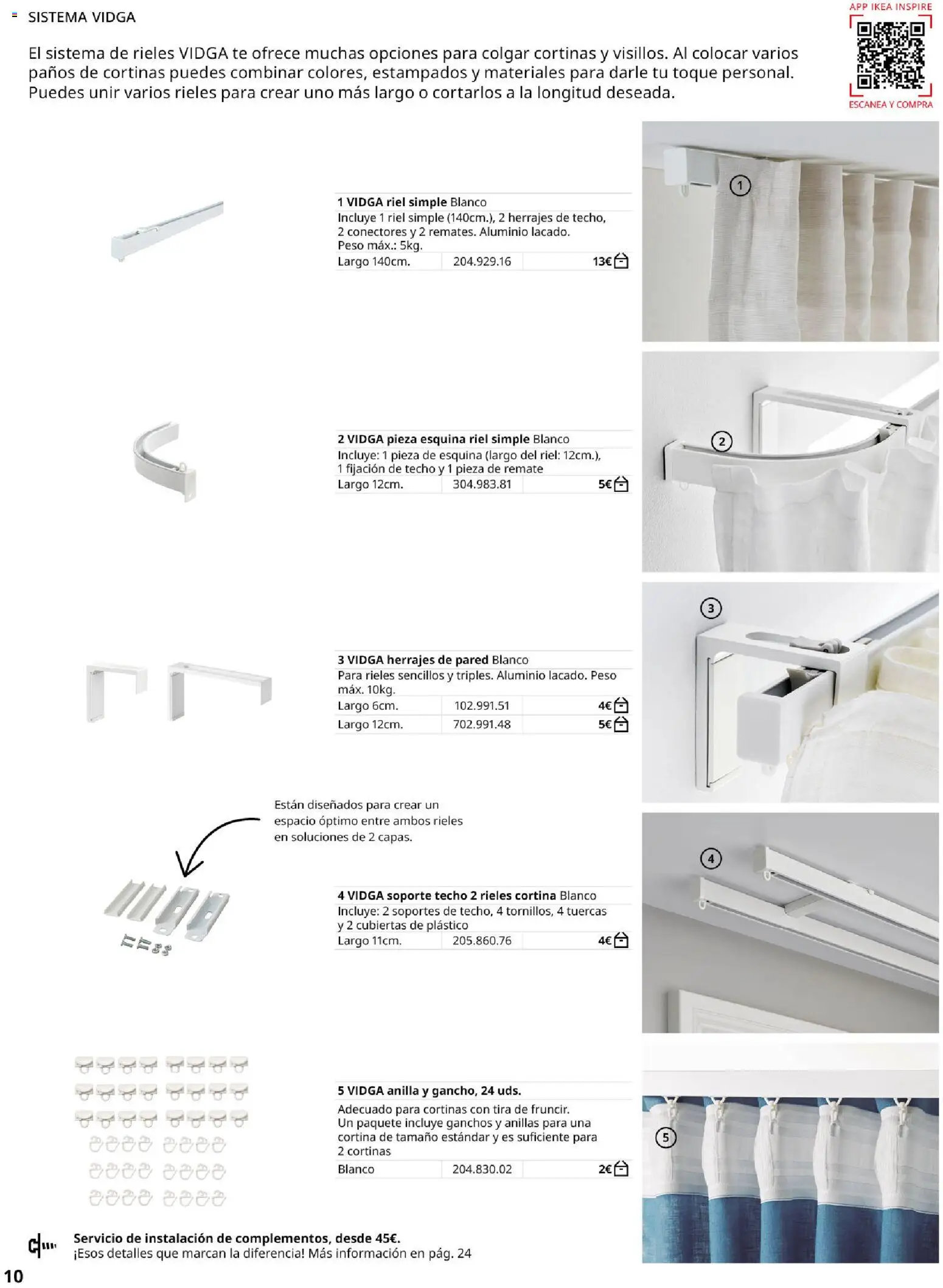 Catálogo IKEA Cortinas │ válido desde el 01/02/2026 | Página: 10 | Productos: Cortina, Té, Peso