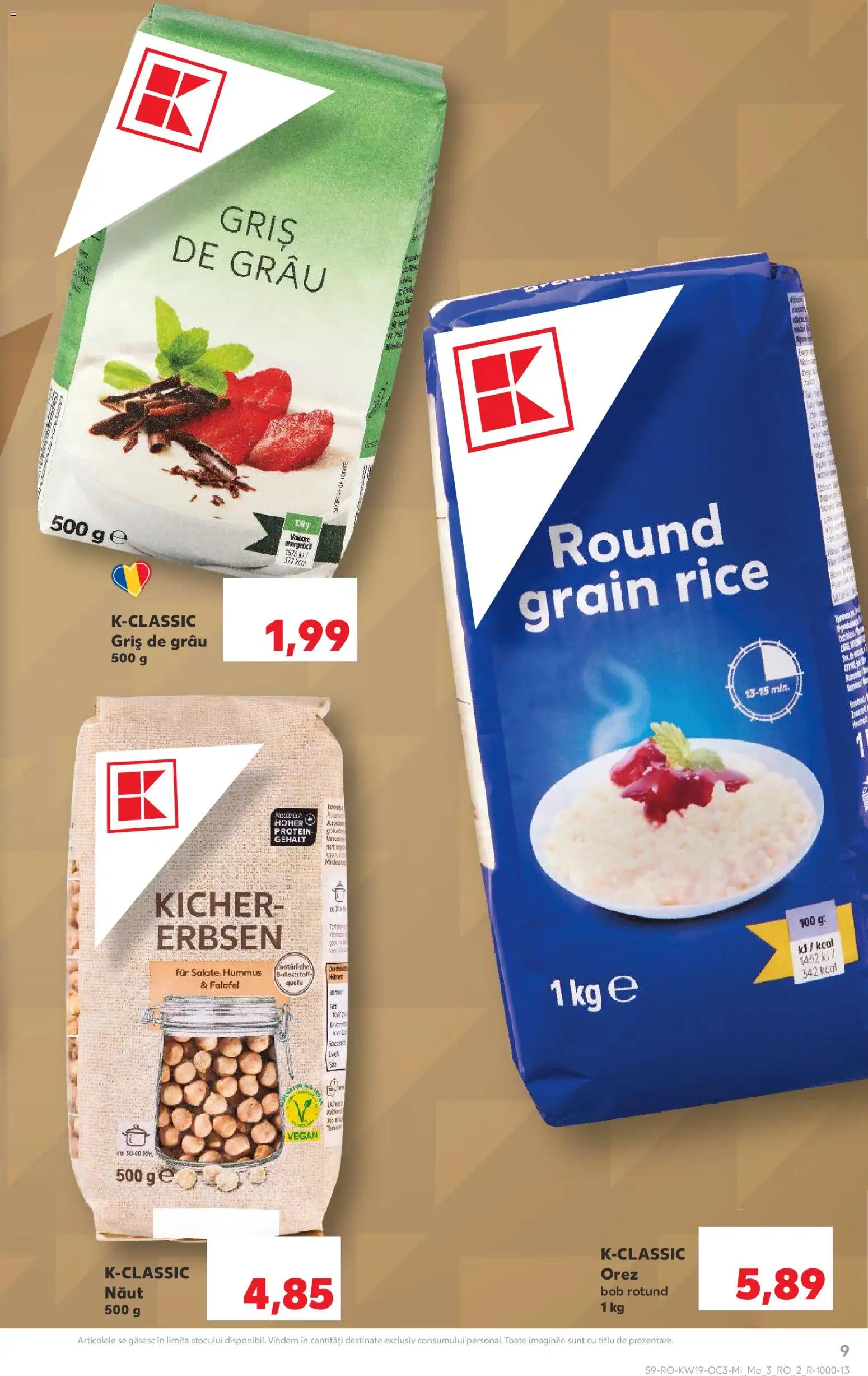 Noul catalog Kaufland – valabil de la 06.05.2026 | Pagină: 9 | Produse: Orez