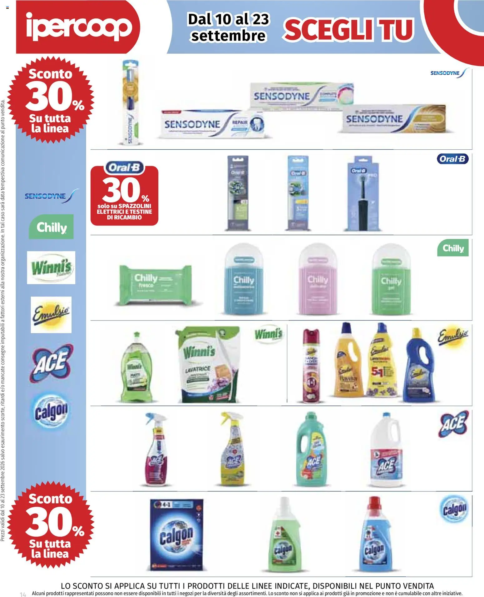 Volantino Ipercoop del 10/09/2026 | Pagina: 14 | Prodotti: Lavatrice, Data