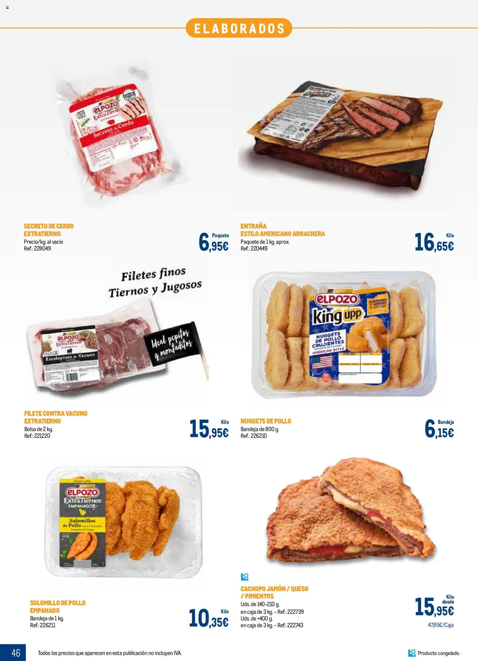 Makro Expertos en carnes │ válido desde el 07/09/2026 | Página: 46 | Productos: Cerdo, Filete, Bandeja, Pollo