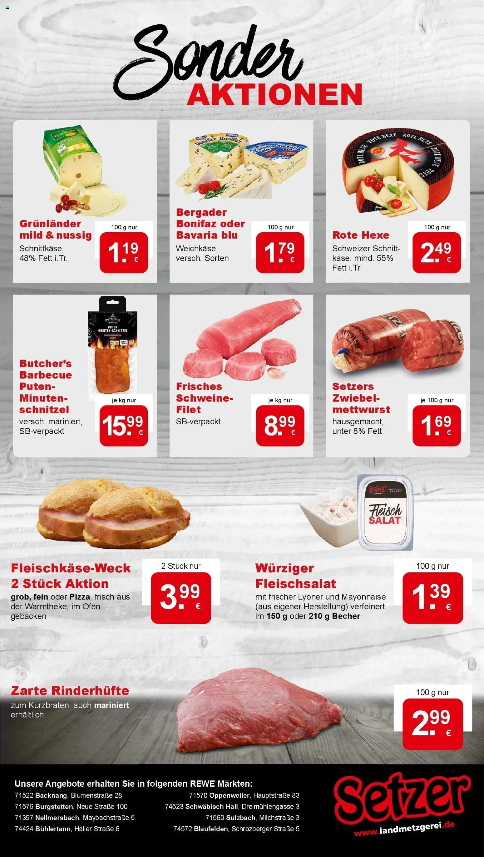 REWE Prospekt ab 24.08.2026 zum Blättern » Angebote | Seite: 9 | Produkte: Ofen, Mayonnaise, Grunlander, Fleisch