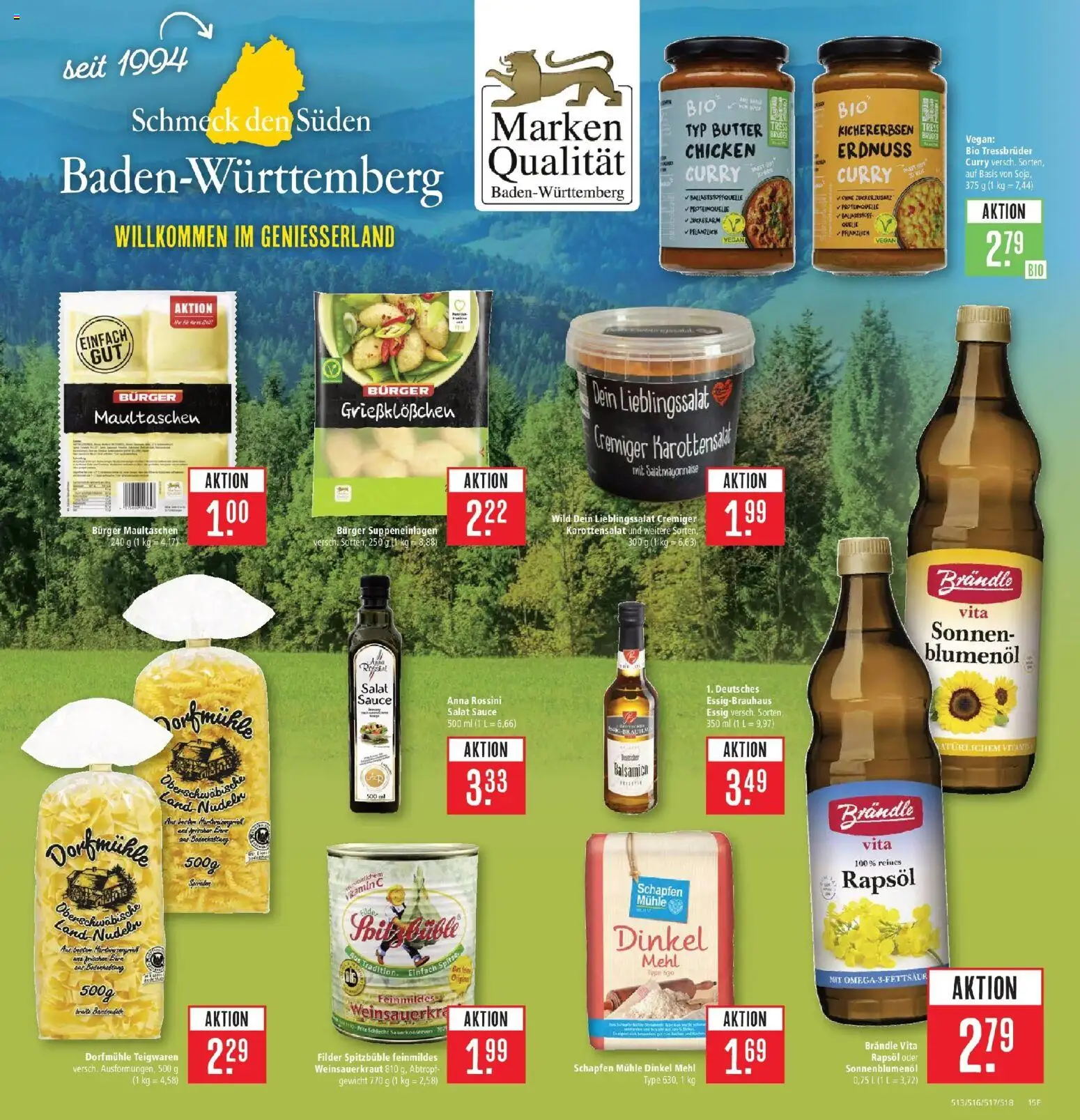 Marktkauf Prospekt Heidenheim (ab 19.10.2026) » Angebote online | Seite: 21 | Produkte: Mühle, Essig, Maultaschen, Salat