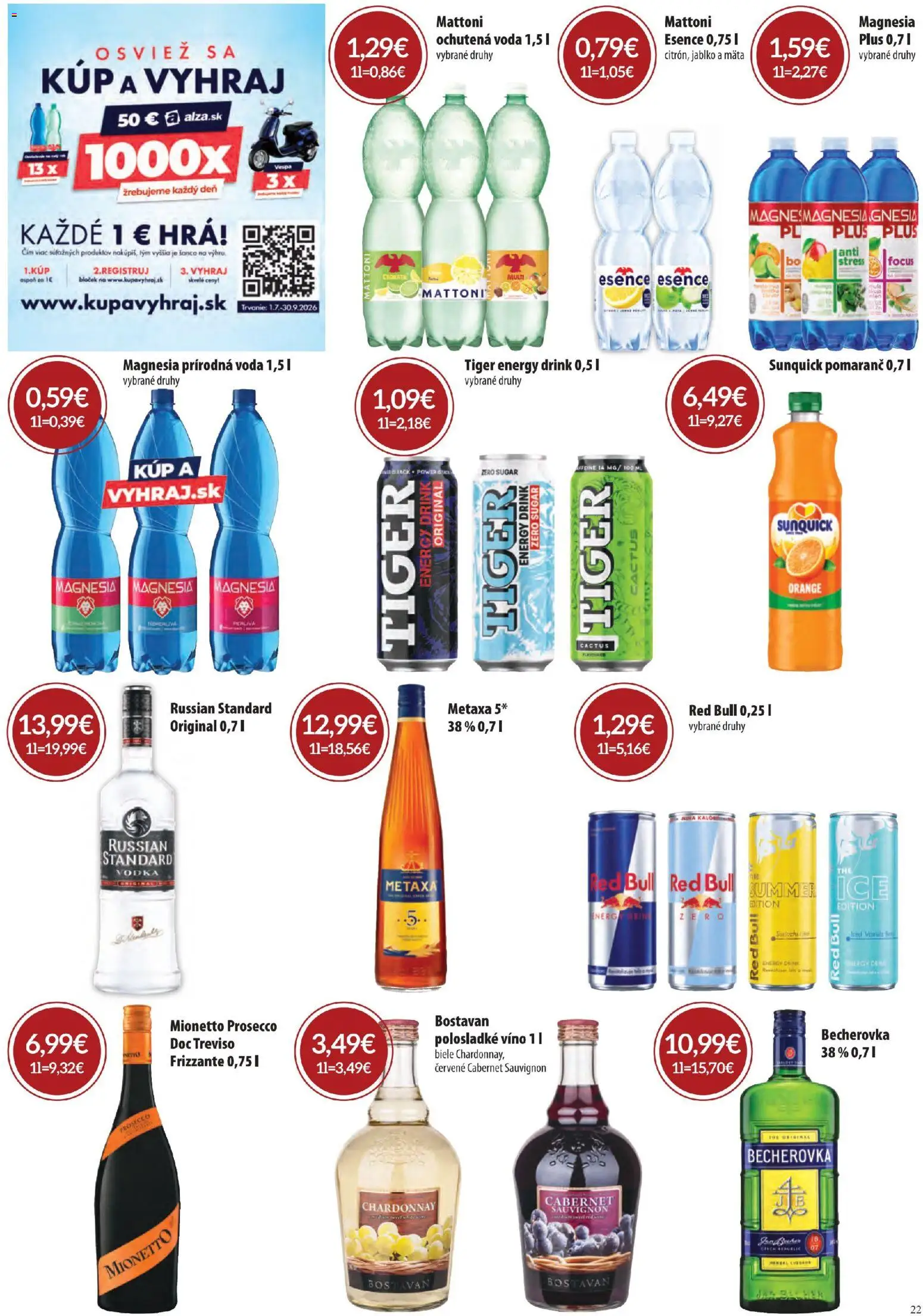 Nové CBA Komfos akcie – leták je platný od 02.07.2026 | Strana: 22