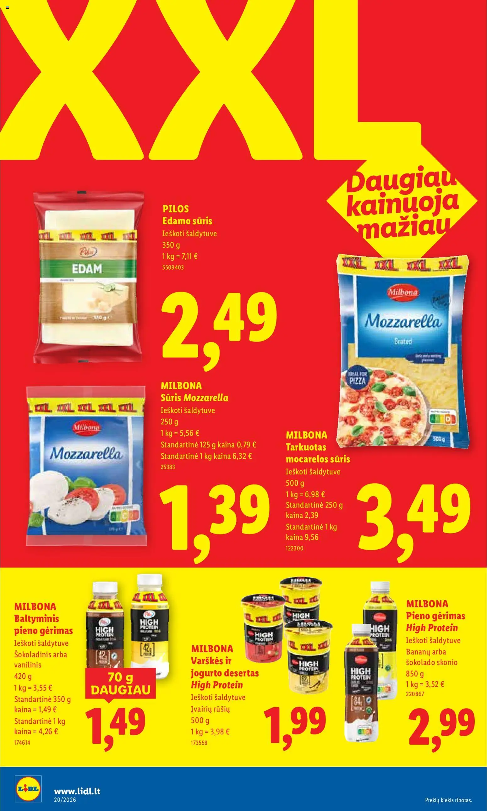 LIDL akcijos nuo 11.05.2026 | Puslapis: 22 | Prekių: Sūris
