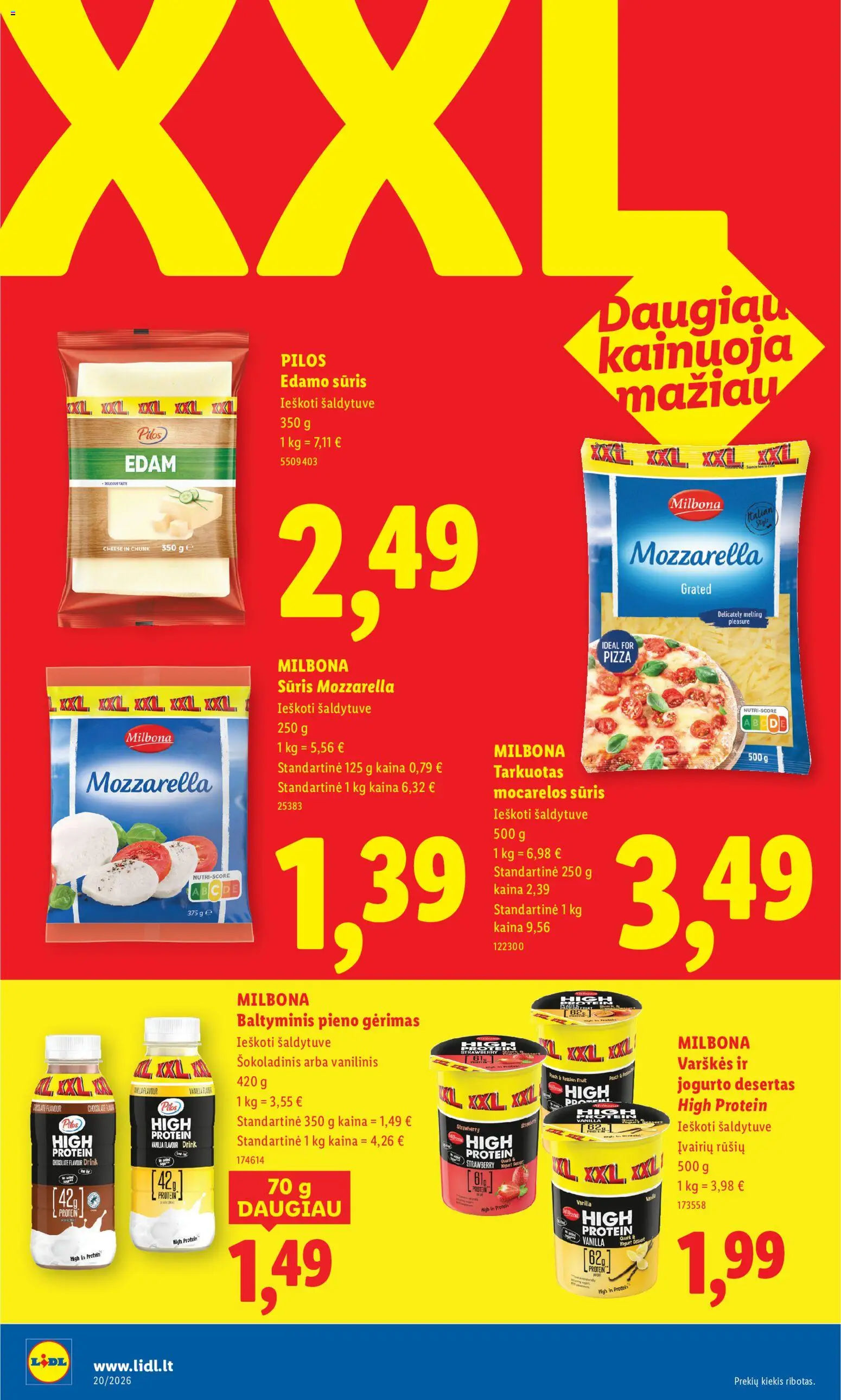 LIDL akcijos nuo 11.05.2026 | Puslapis: 22 | Prekių: Sūris