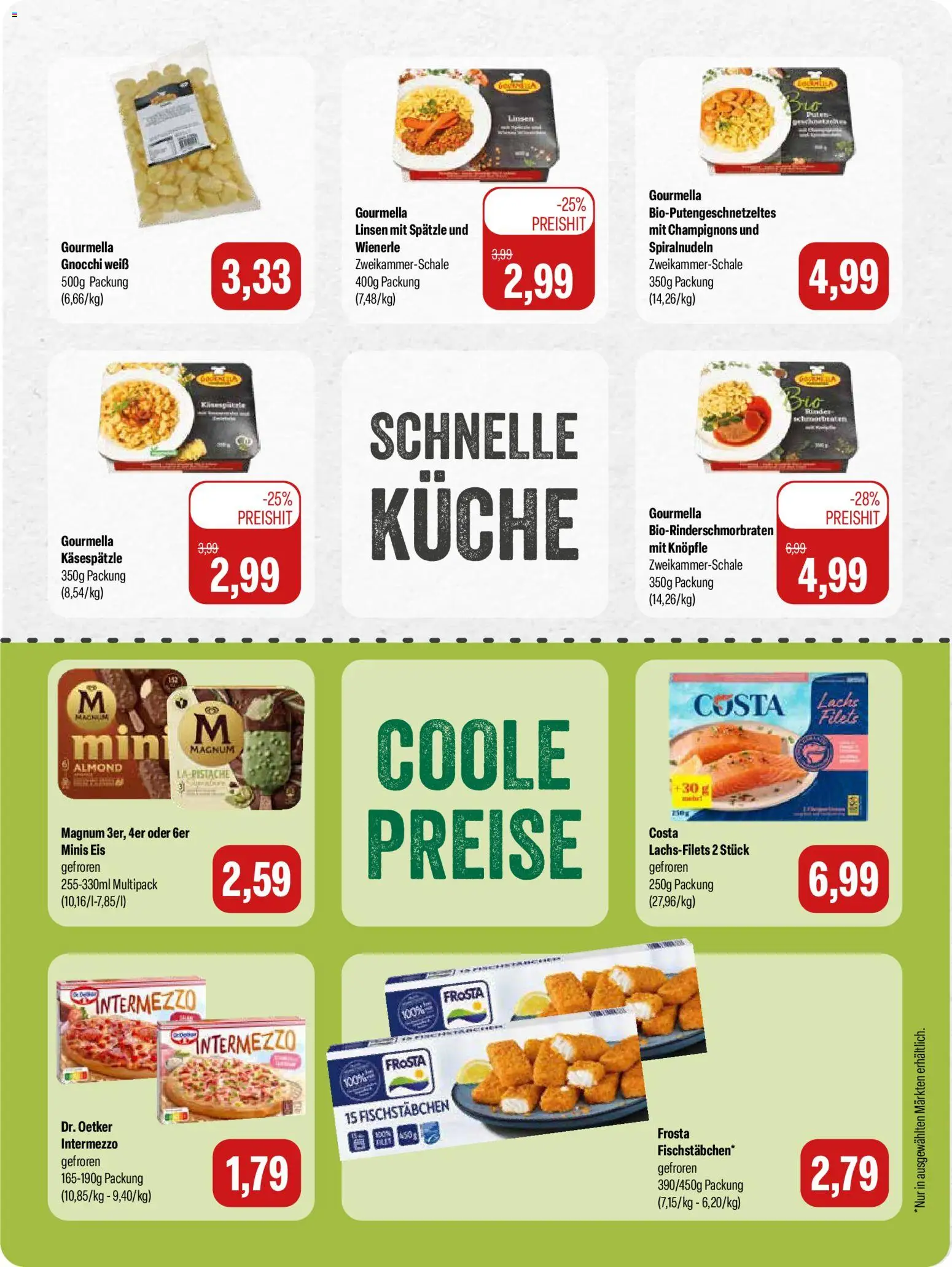 Feneberg Angebote – gültig ab 23.07.2026 | Seite: 13 | Produkte: Frosta, Champignons, Fischstabchen, Eis
