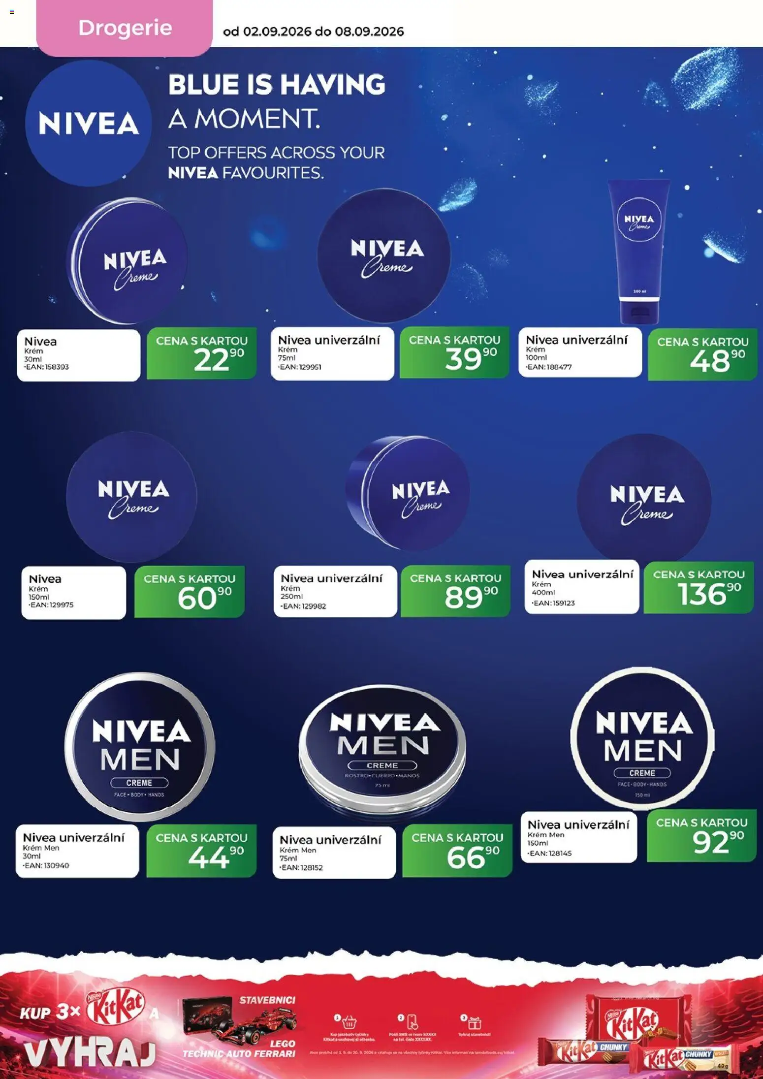 Tamda Foods leták od 02.09.2026 | Strana: 58 | Produkty: Nivea, LEGO, Lego Technic, Drogerie