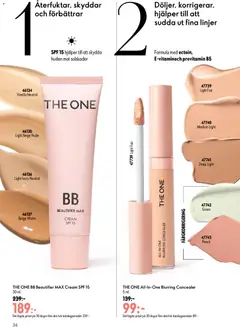 Oriflame erbjudanden 10/26 - Förhandsvisning av reklamblad från butik Oriflame aktuell från 15/07/2026 | Sida: 36 | Produkter: Concealer