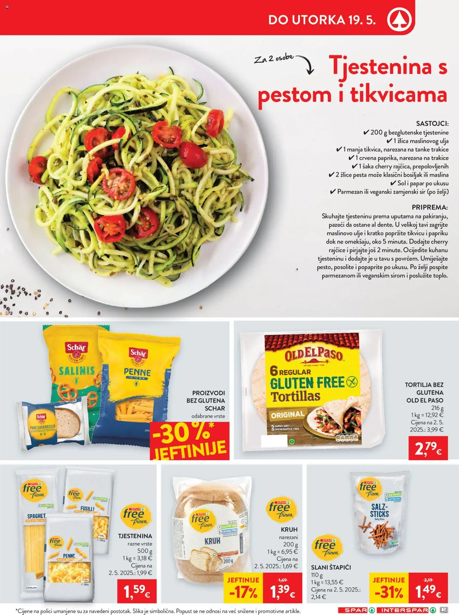 Spar katalog | vrijedi od 13.05.2026 | Stranica: 23 | Proizvodi: Sir, Kruh, Sol, Bosiljak