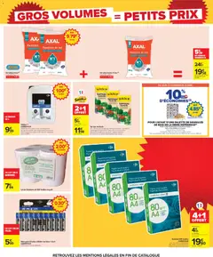 Carrefour - Prévisualisation de Carrefour Gros volumes 2 valide à partir de 23.04.2026 | Page: 31 | Produits: Sel Axal, Terreau, Sel, Piles