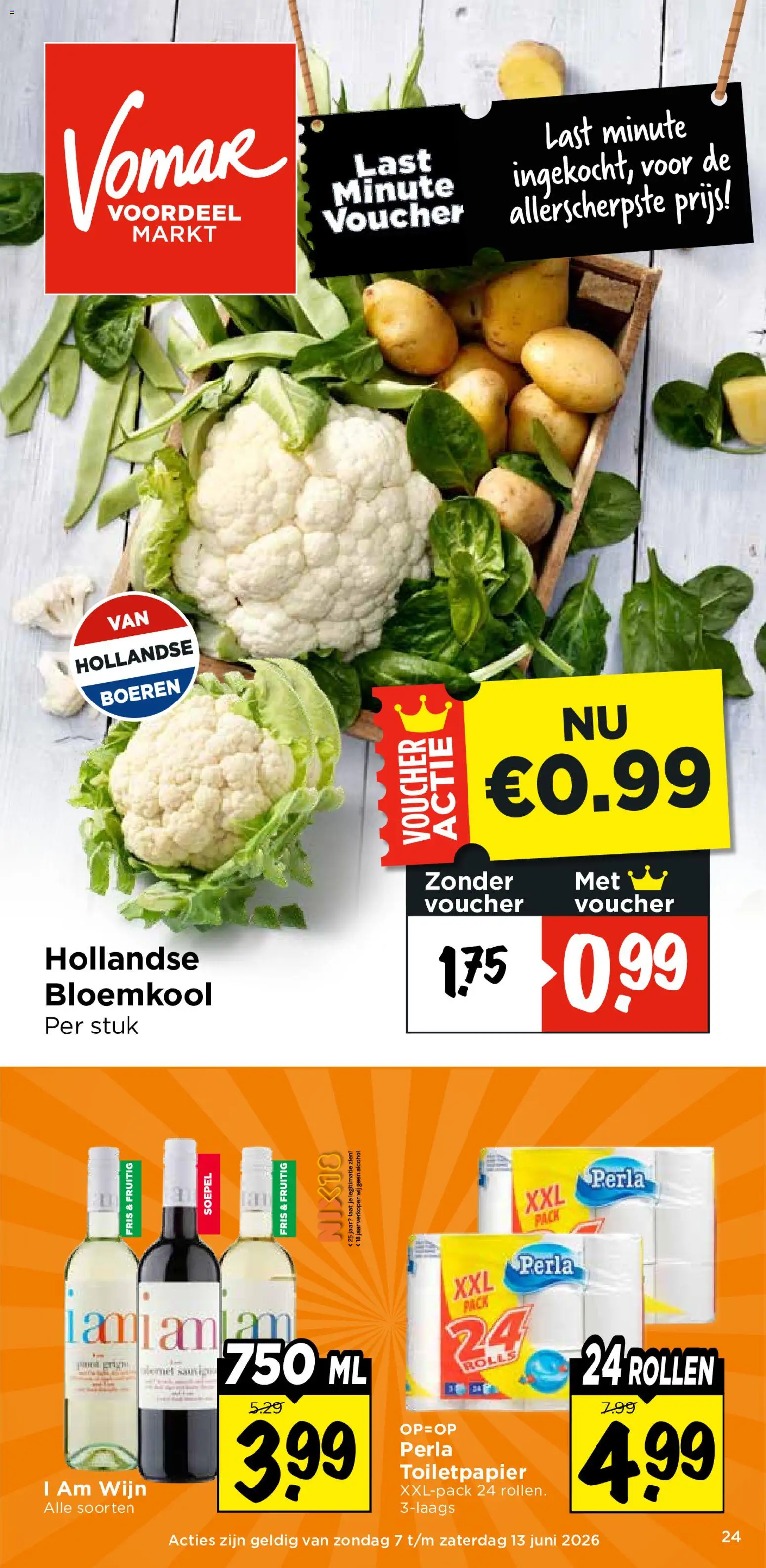 {H1} | Pagina: 1 | Producten: Bloemkool, Wijn, Toiletpapier, Alcohol
