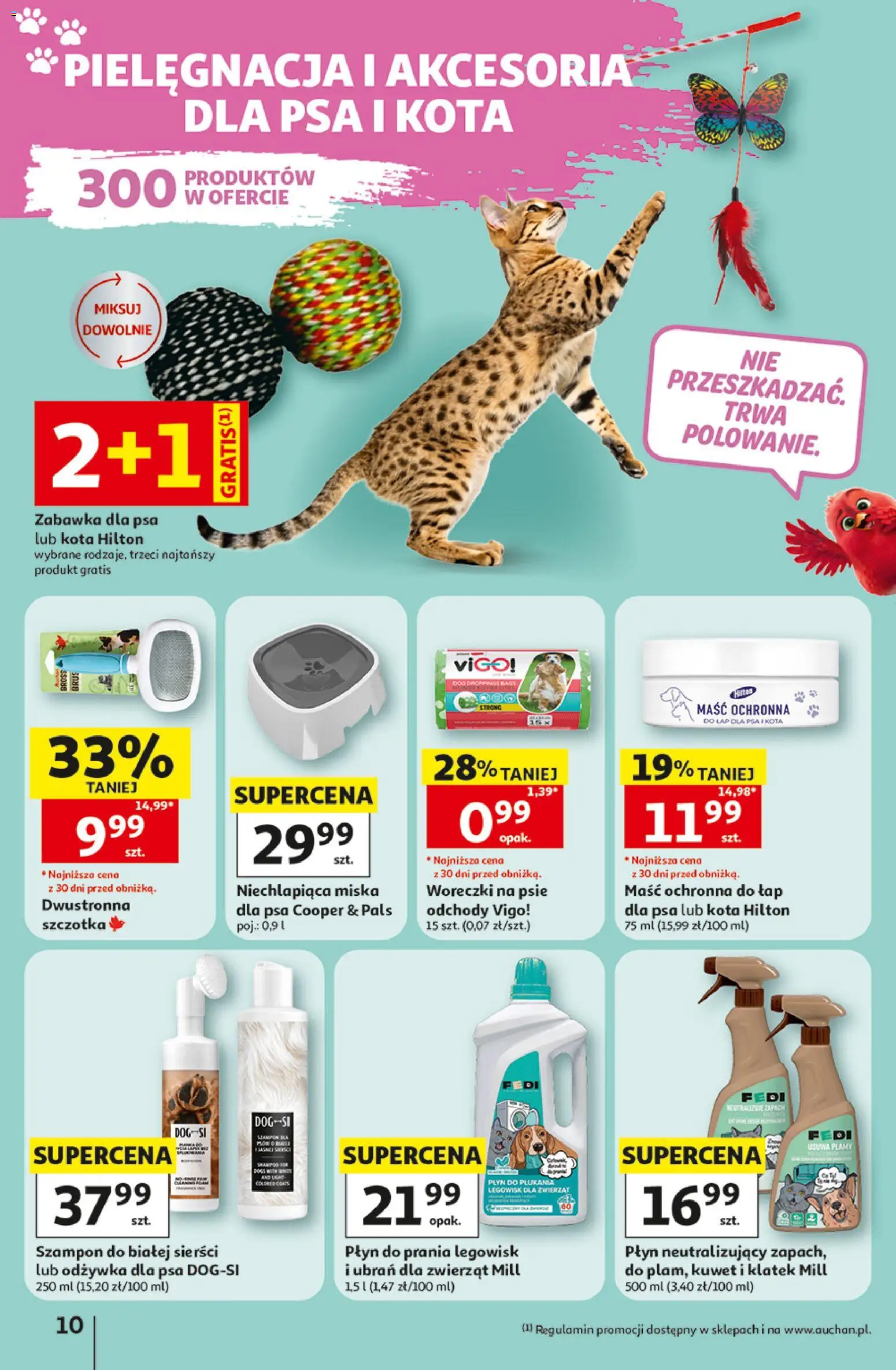Auchan gazetka - Świat Pupili Hipermarket od 01.10.2026 | Strona: 10 | Produkty: Zapach, Zabawka dla psa, Szampon, Odżywka