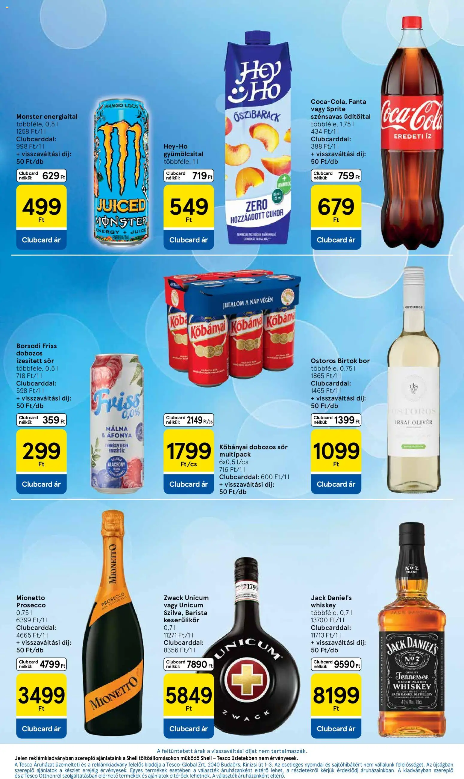 Tesco akciós ujság - amely érvényes a következő dátumtól: 2026.10.21. | Oldal: 7 | Termékek: Ízesített, Energiaital, Sprite, Cukor