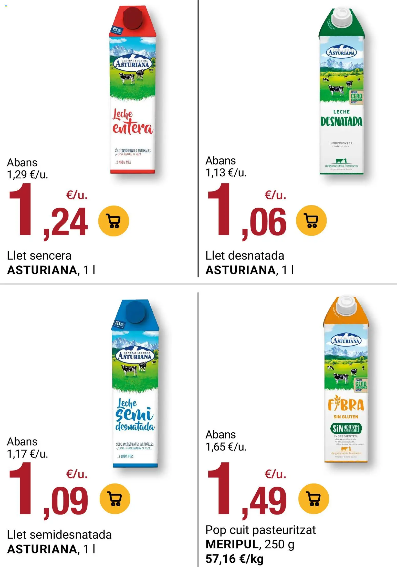 Bonpreu folleto │ válido desde el 15/09/2026 | Página: 73 | Productos: Leche entera, Ingredientes, Leche