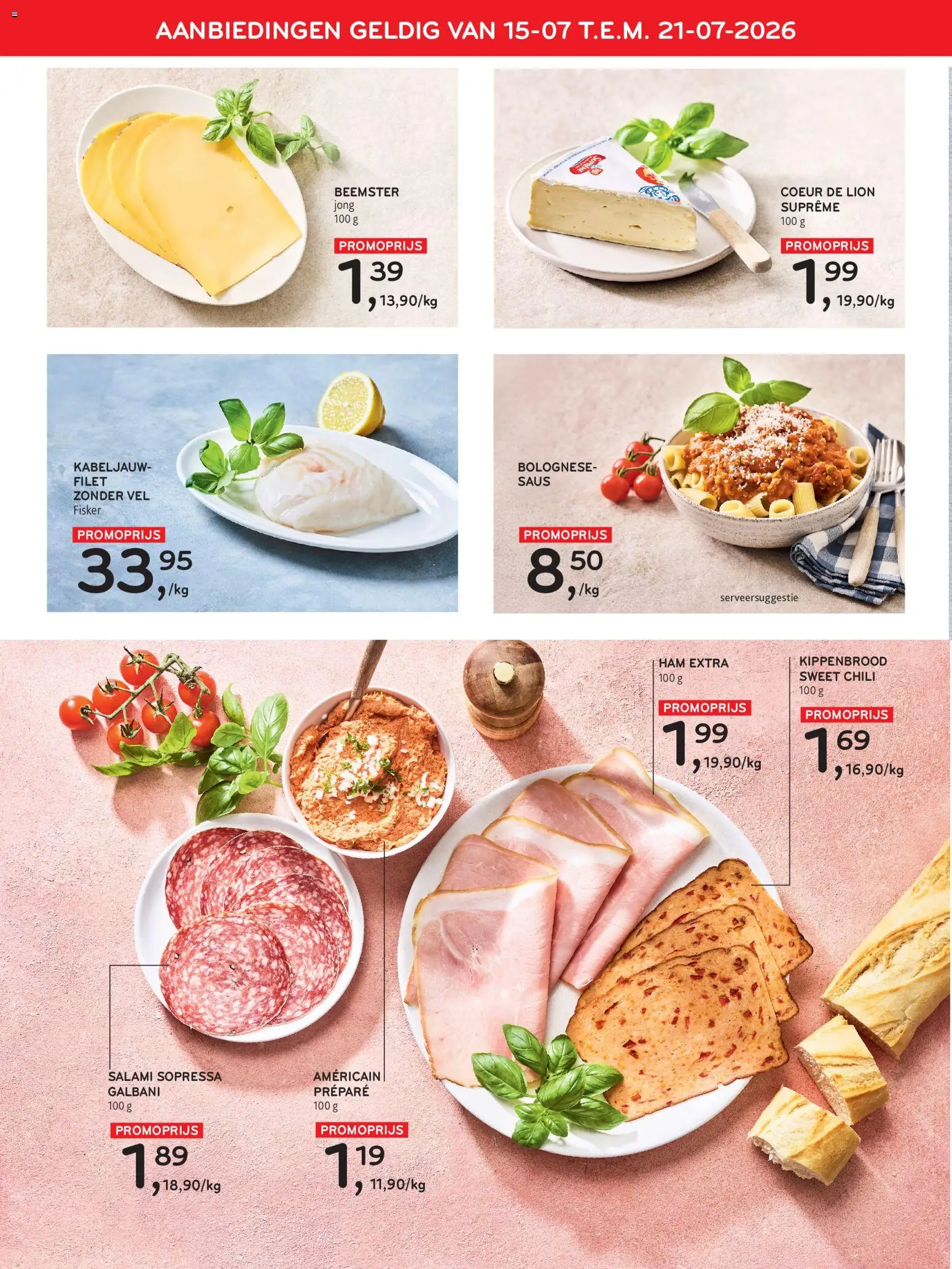 {H1} | Pagina: 2 | Producten: Ham, Saus, Salami