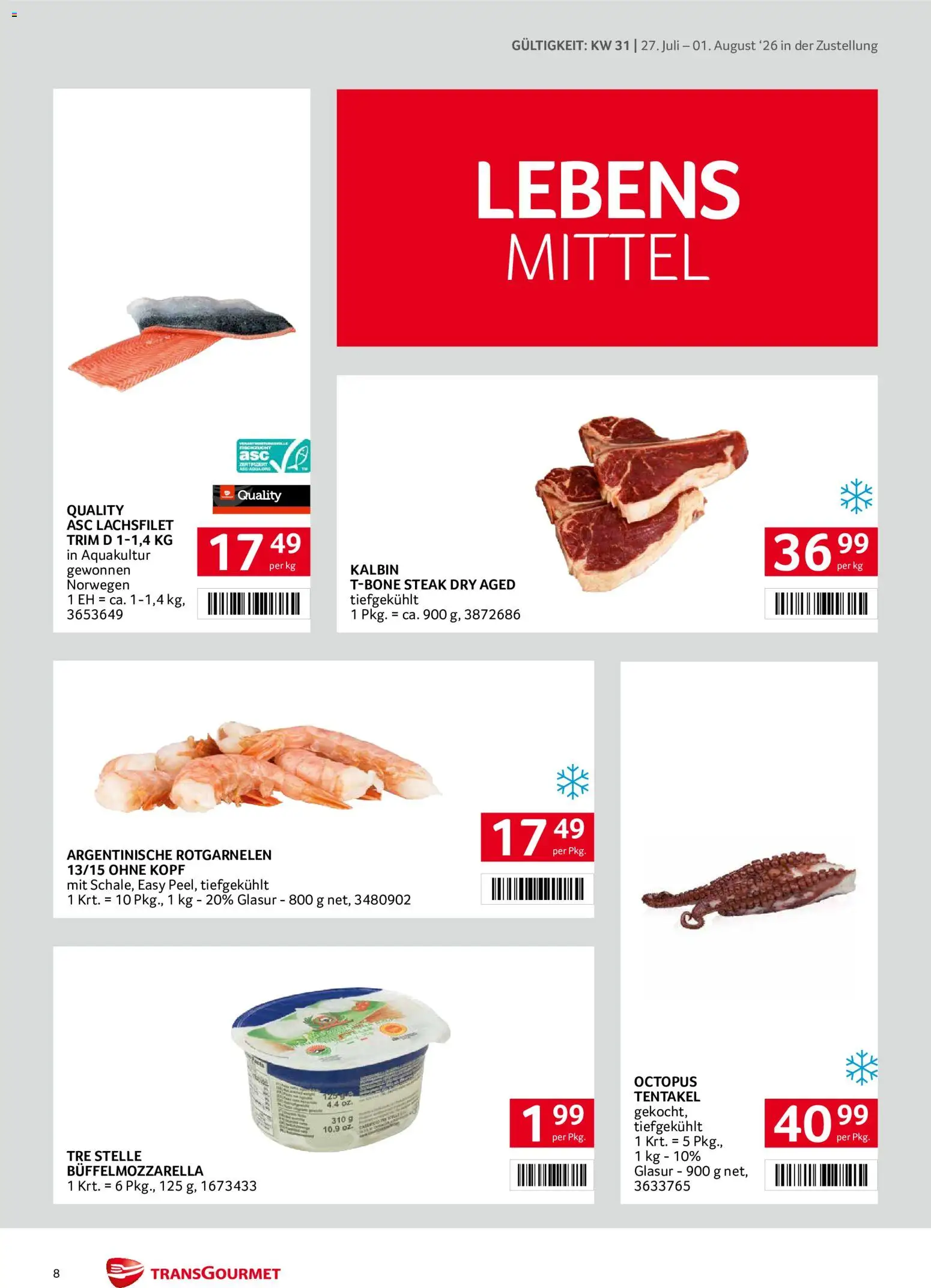 Transgourmet Zustellaktion gültig ab 27.07.2026 | Seite: 8