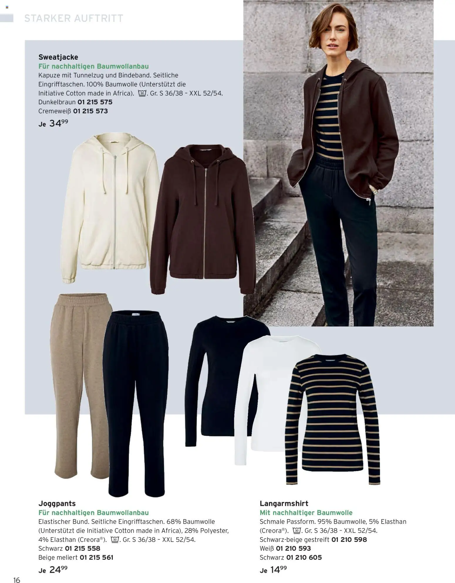 Angebote Tchibo – gültig ab 01.02.2026 | Seite: 16 | Produkte: Sweatjacke, Langarmshirt