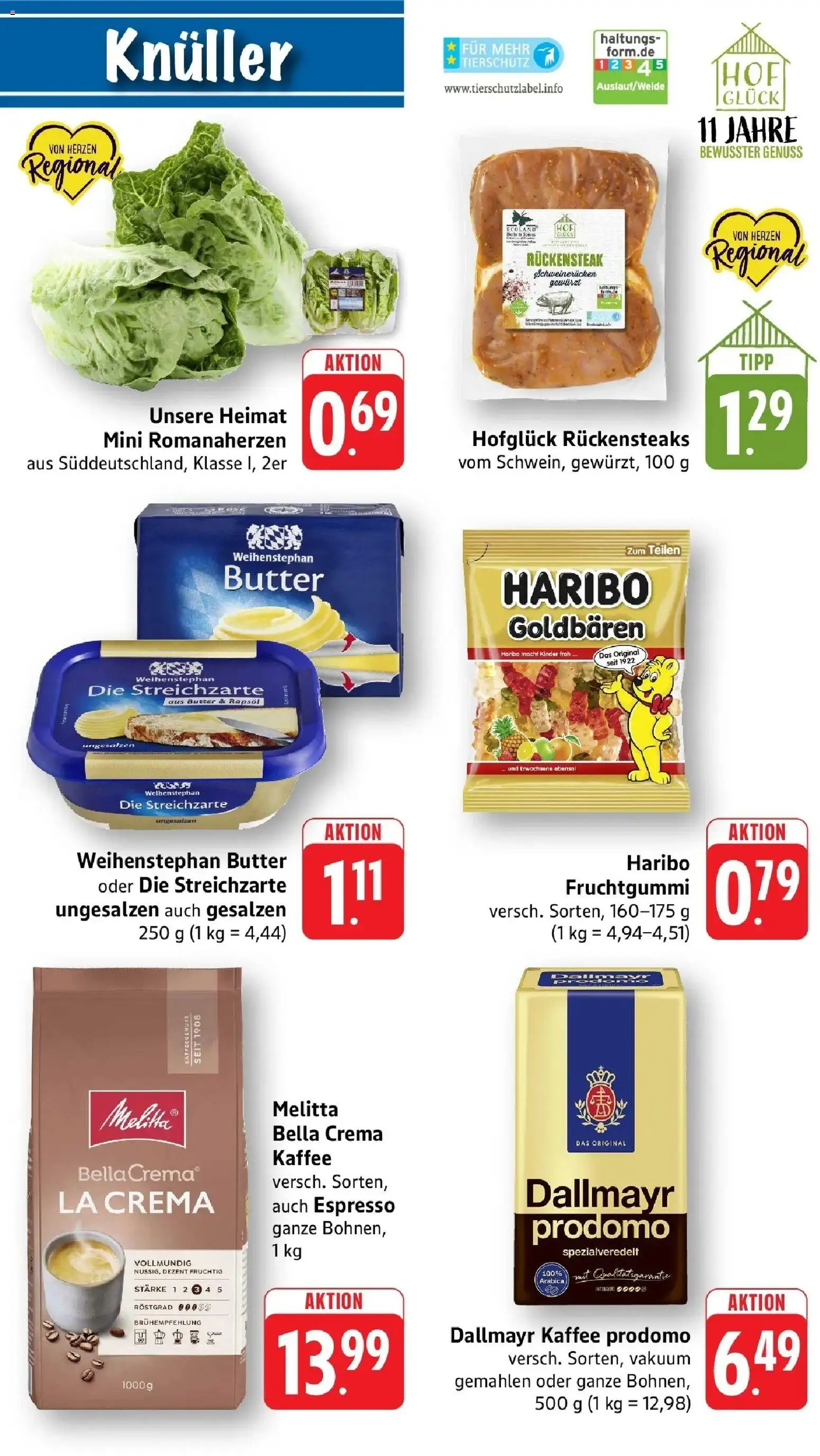 nah & gut Prospekt Gengenbach  – gültig ab 17.05.2026 | Seite: 10 | Produkte: Rapsöl, Weihenstephan butter, Dallmayr, Steak