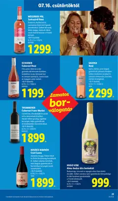 Lidl akciós újság - amely érvényes a következő dátumtól: 2026.07.16. | Oldal: 35