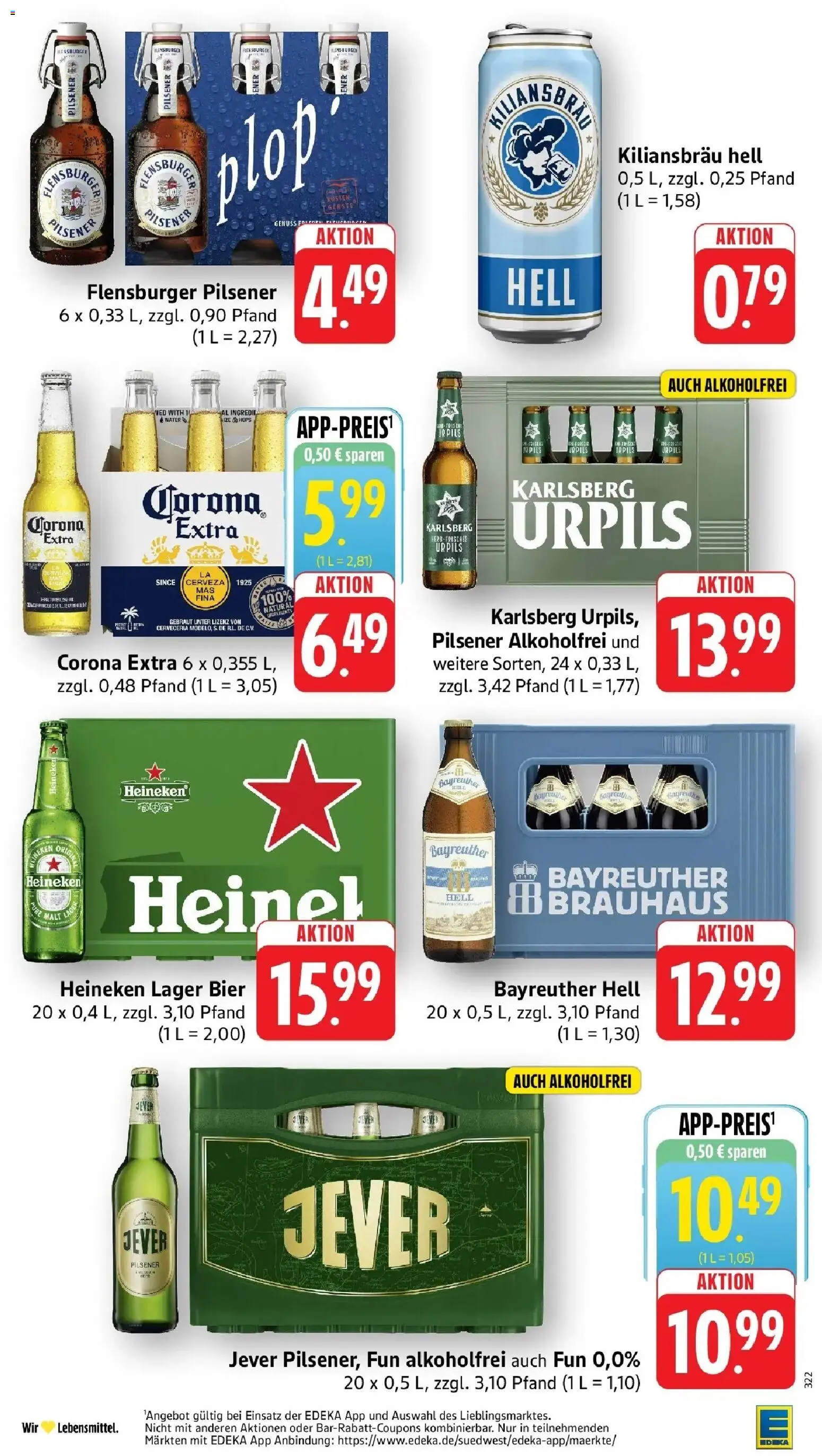 Edeka Prospekt Beckingen – gültig ab 28.09.2026 | Seite: 31 | Produkte: Bayreuther hell, Bier, Heineken, Jever