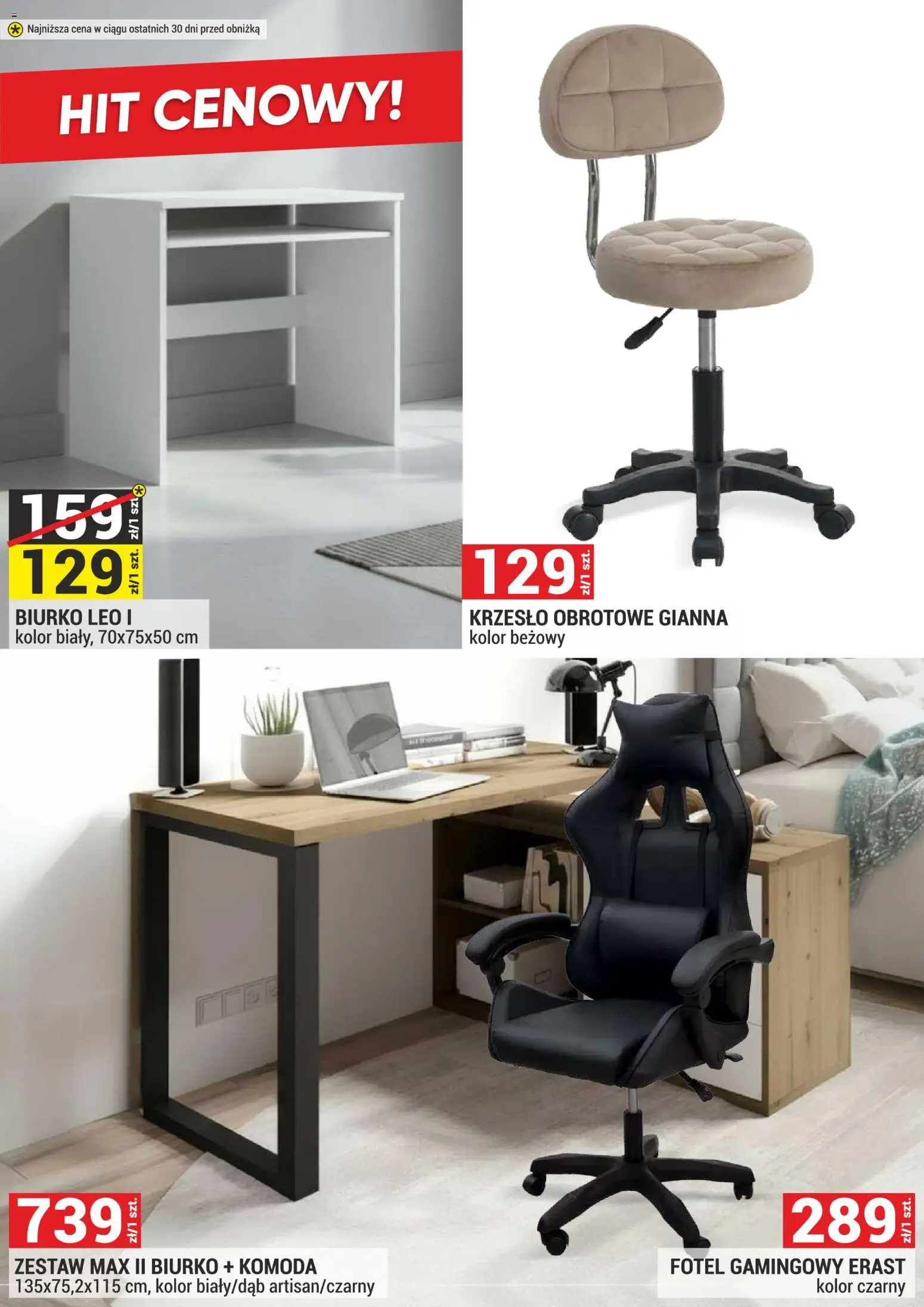 Merkury Market gazetka - Meble, Wypoczynki, Materace od 01.08.2026 | Strona: 3 | Produkty: Komoda, Fotel, Krzesło, Biurko