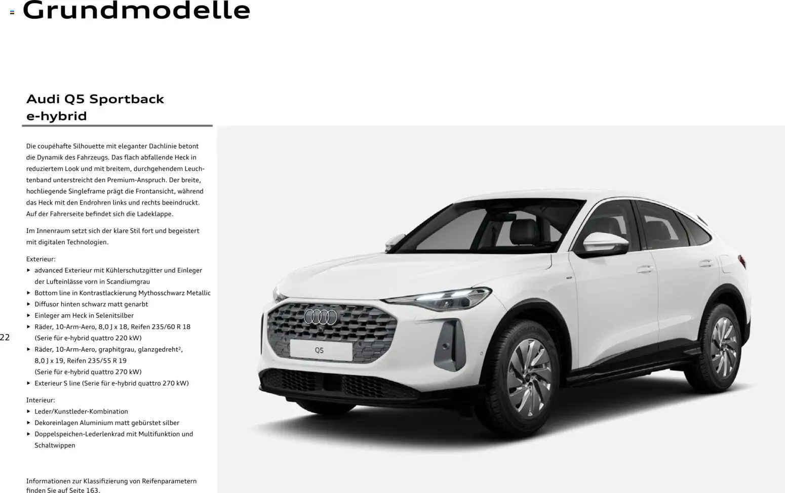 Audi Q5 – gültig ab 01.10.2026 | Seite: 22