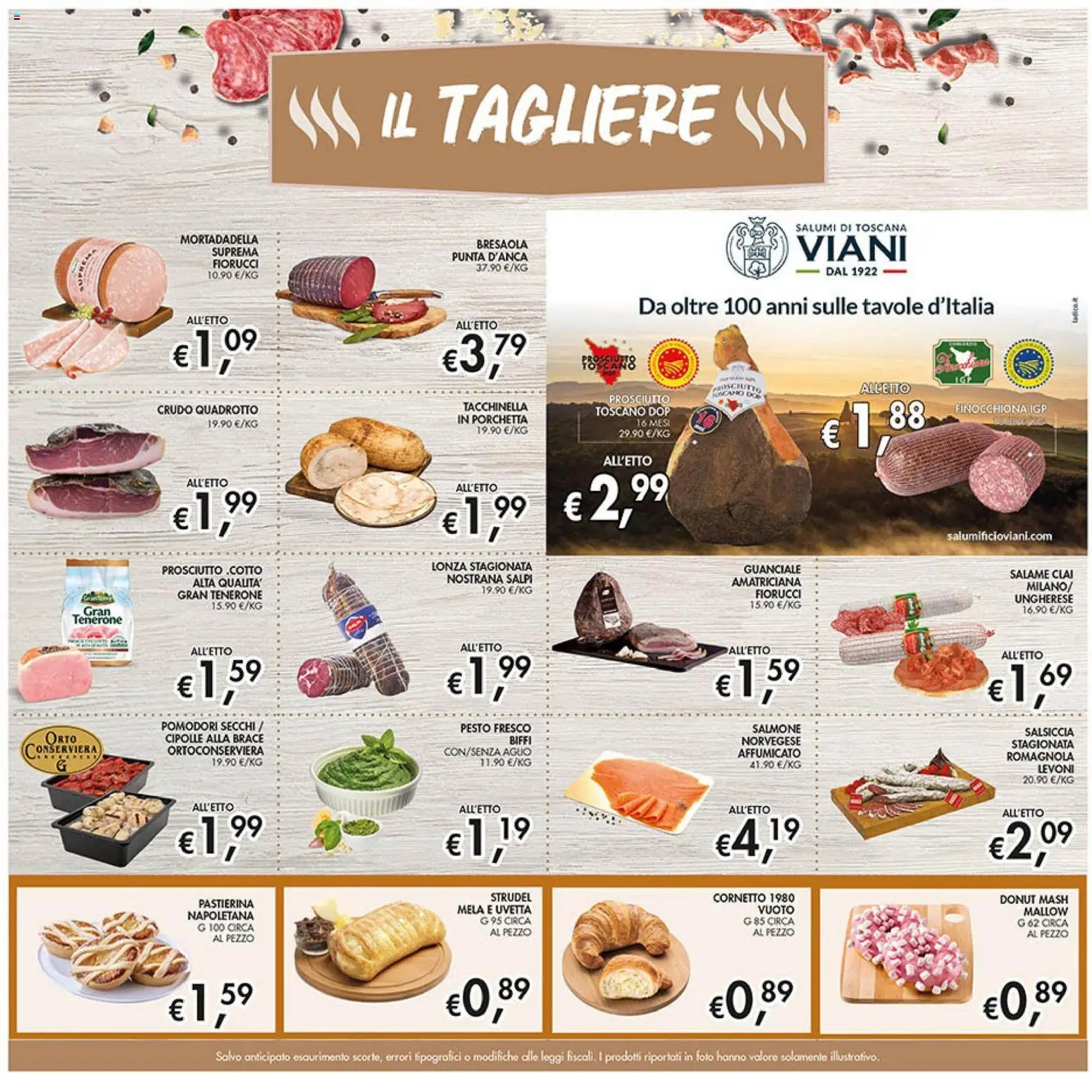 Volantino Coal del 21.05.2026 | Pagina: 9 | Prodotti: Cornetto, Salsiccia, Pesto, Tagliere