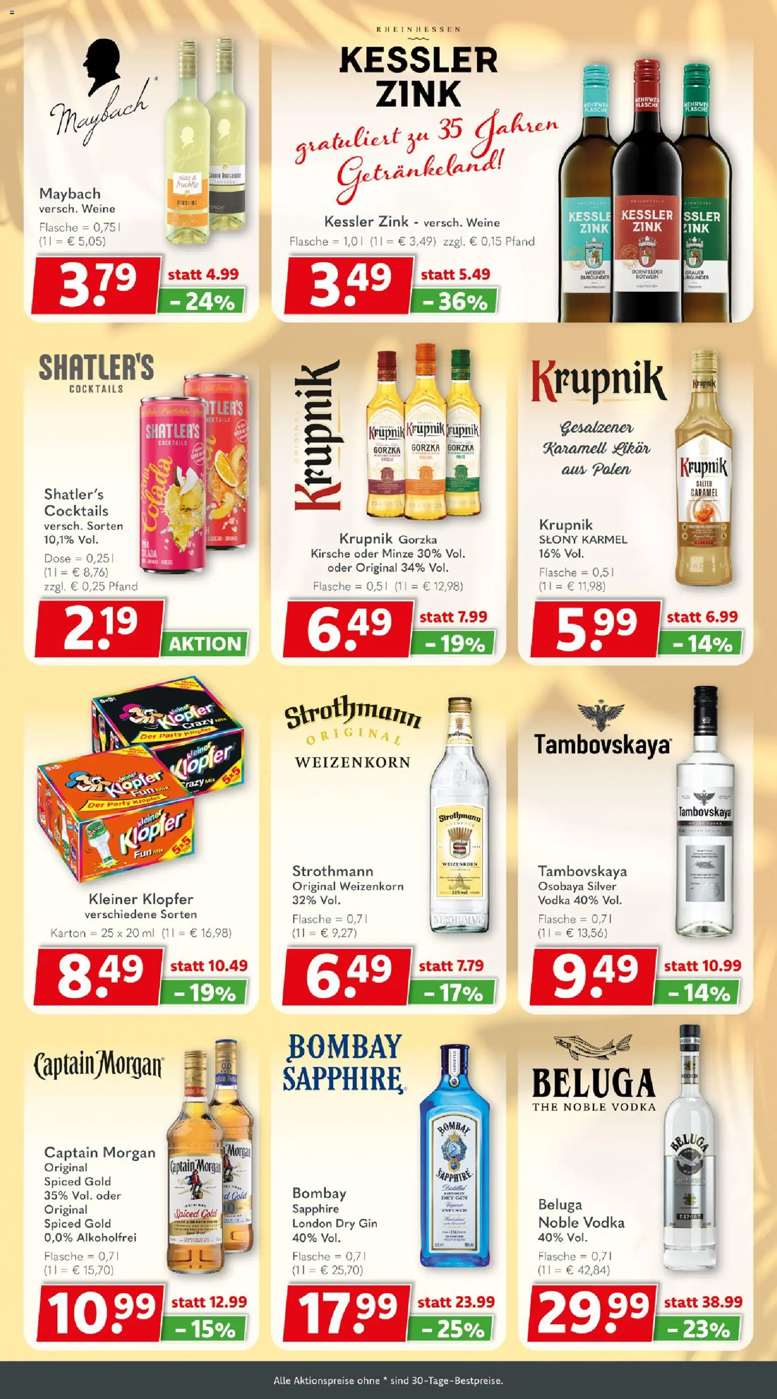 Getränkeland Prospekt – gültig ab 20.07.2026 | Seite: 7 | Produkte: Rotwein, Likör, Vodka, Gin