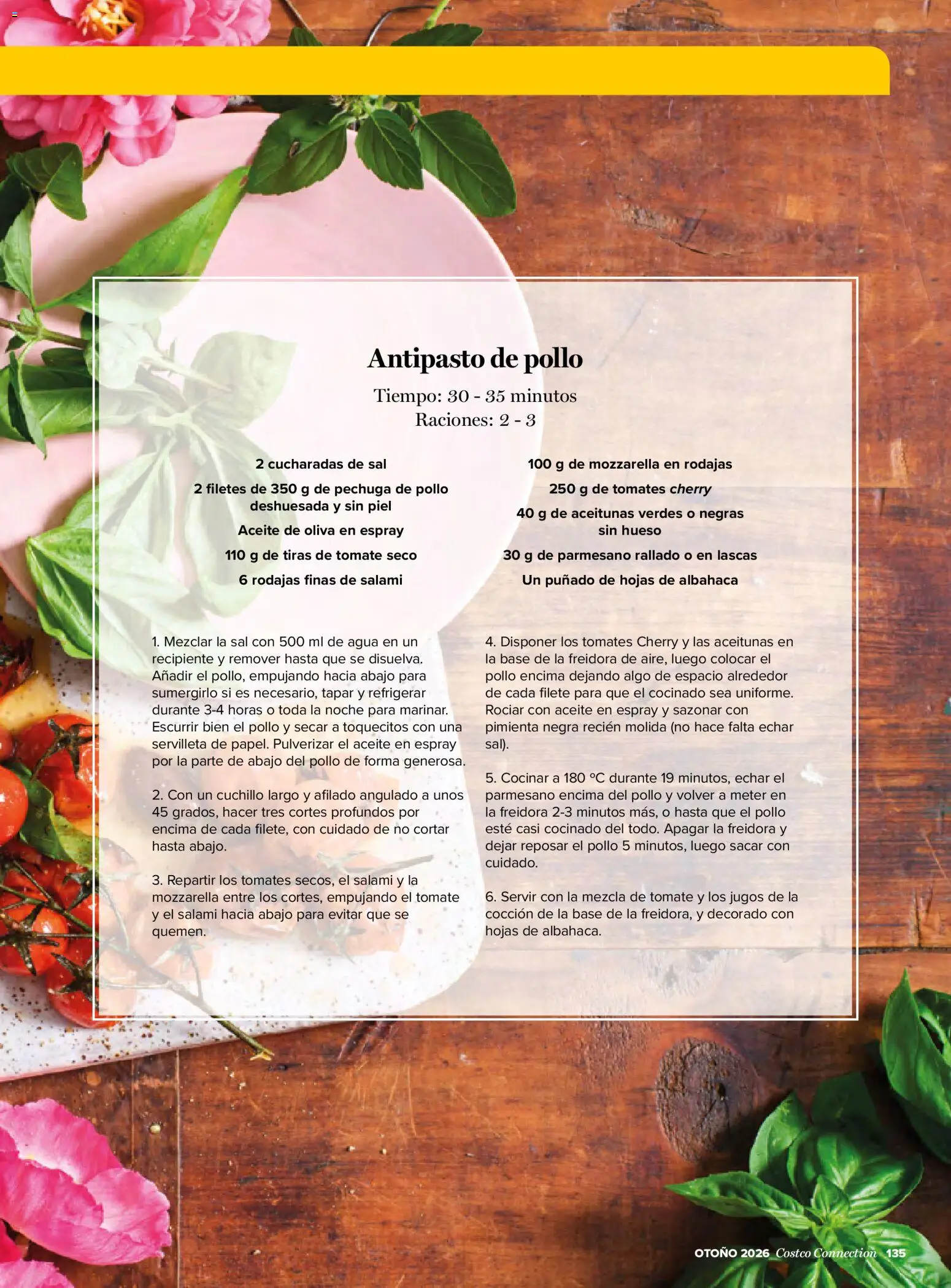Costco catálogo Otoňo │ válido desde el 14/10/2026 | Página: 135 | Productos: Tomates cherry, Sal, Agua, Pollo