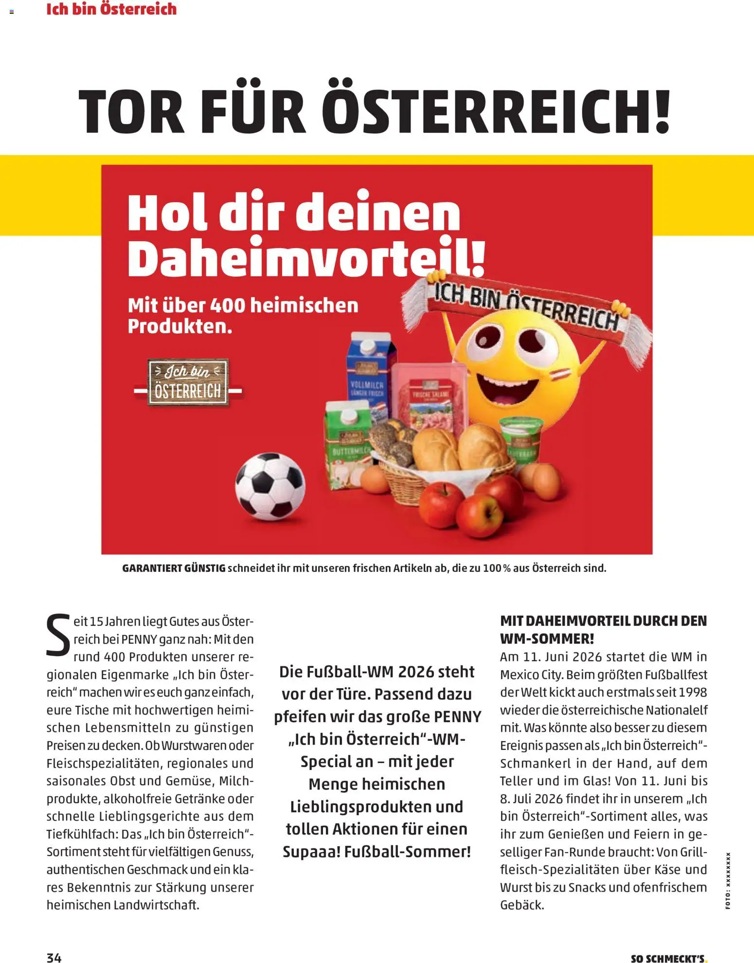 Penny Markt Schmankerl Post gültig ab 31.05.2026 | Seite: 34 | Produkte: Getränke, Grill, Vollmilch, Milch