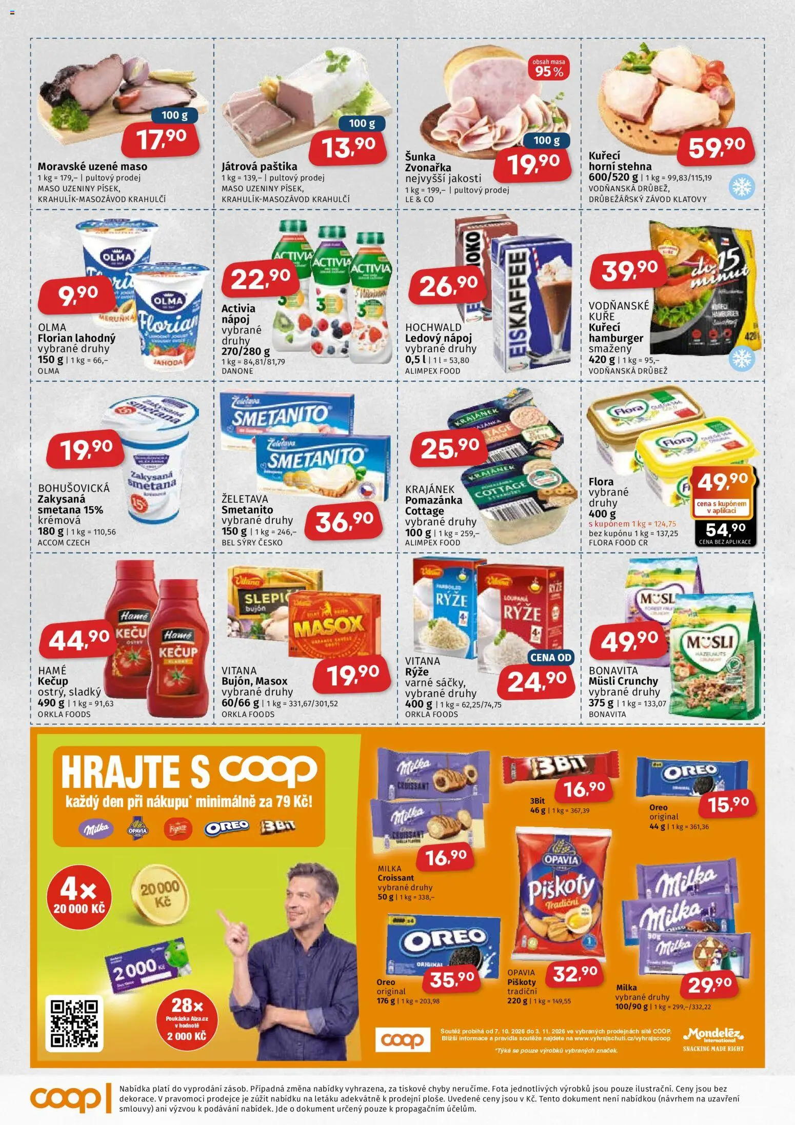 Coop leták - Středočeský region od 07.10.2026 | Strana: 2 | Produkty: Drůbež, Šunka, Bujón, Cottage