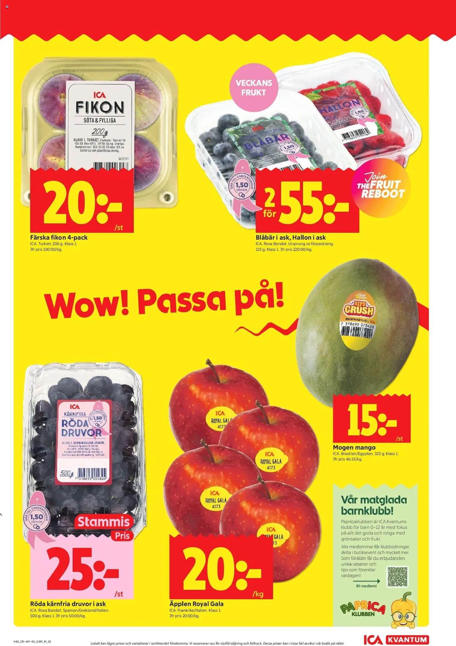 ICA Kvantum reklamblad aktuell från 28/09/2026 | Sida: 3