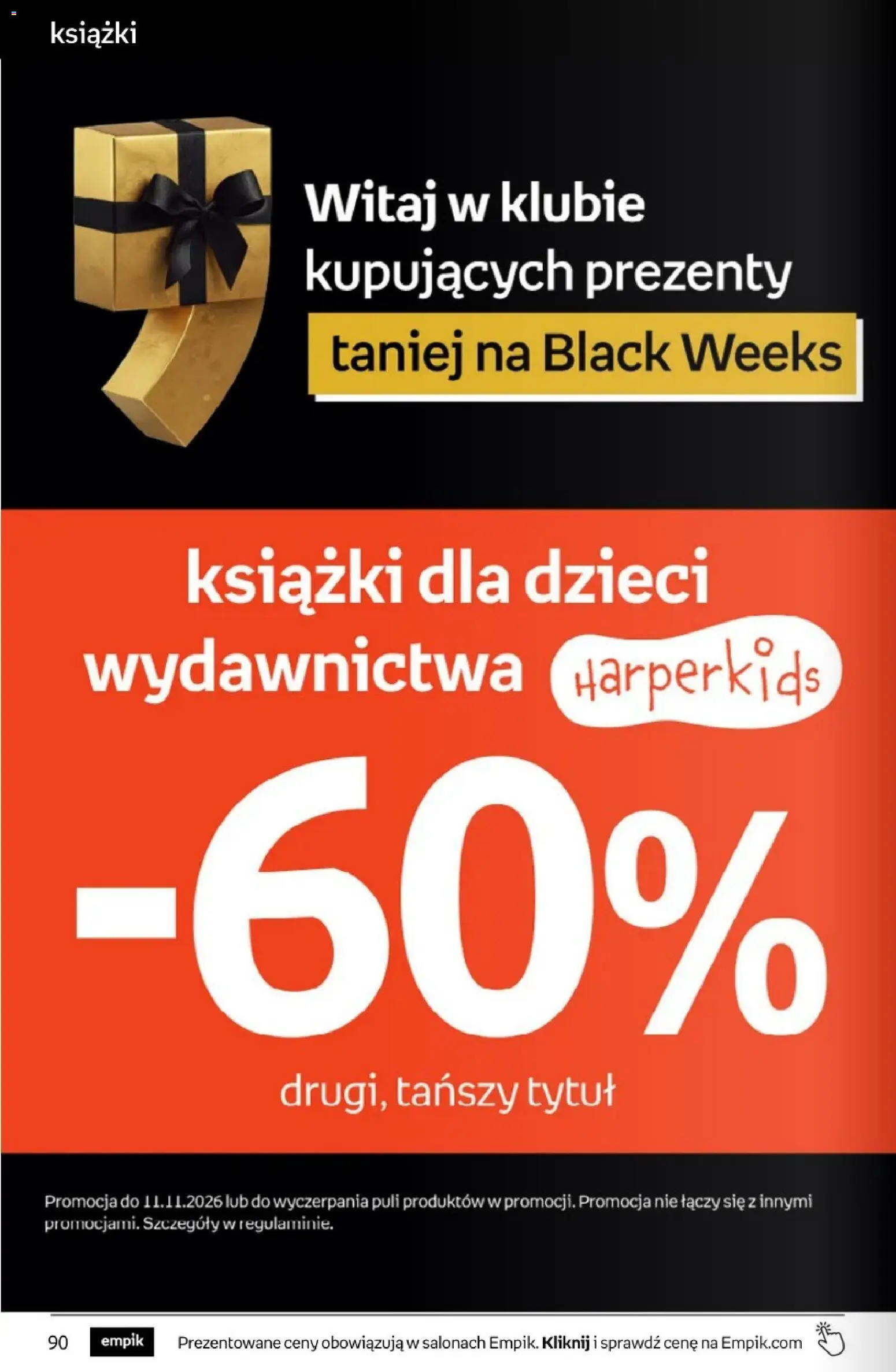 Empik Black Weeks od 28.10.2026 | Strona: 90 | Produkty: Książki