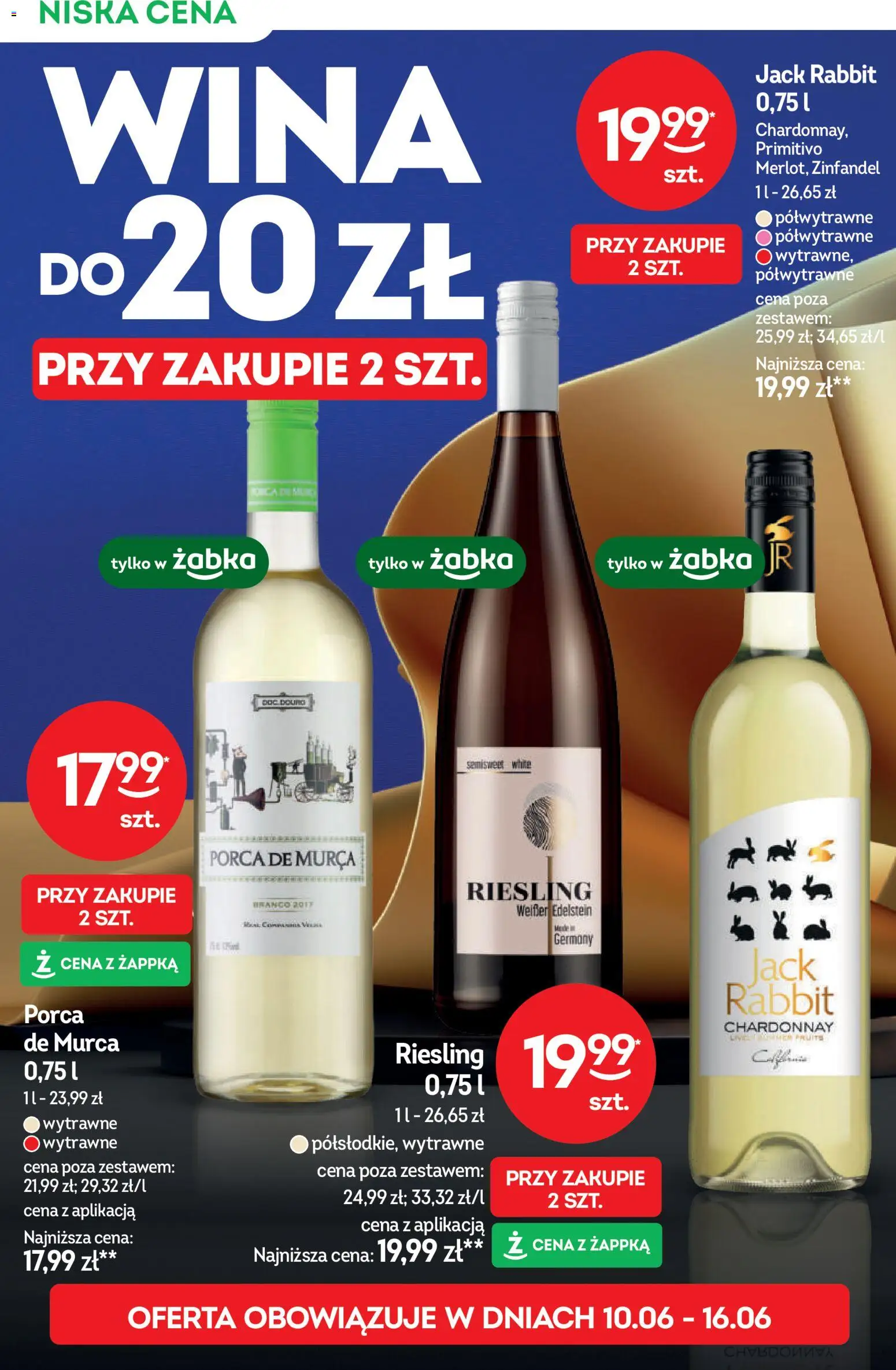 Żabka gazetka - Katalog win od 10.06.2026 | Strona: 8 | Produkty: Riesling, Chardonnay