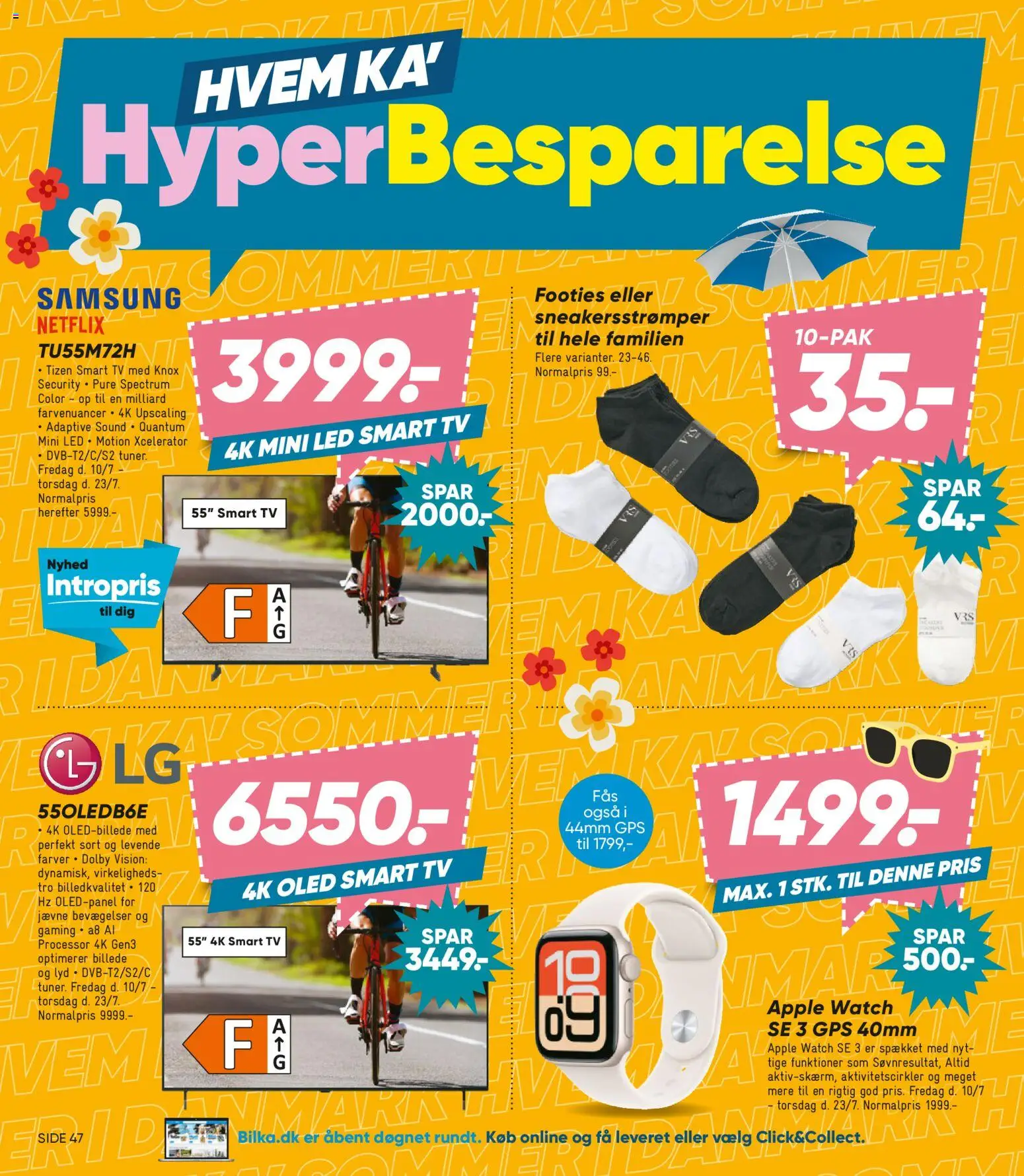 Bilka tilbudsavis – gyldig fra 10/07/2026 | Side: 2 | Produkter: Processor, Smart TV, TV, Søm
