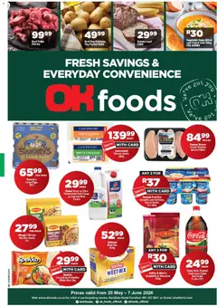 OK Foods specials catalogue – valid from 25.05.2026