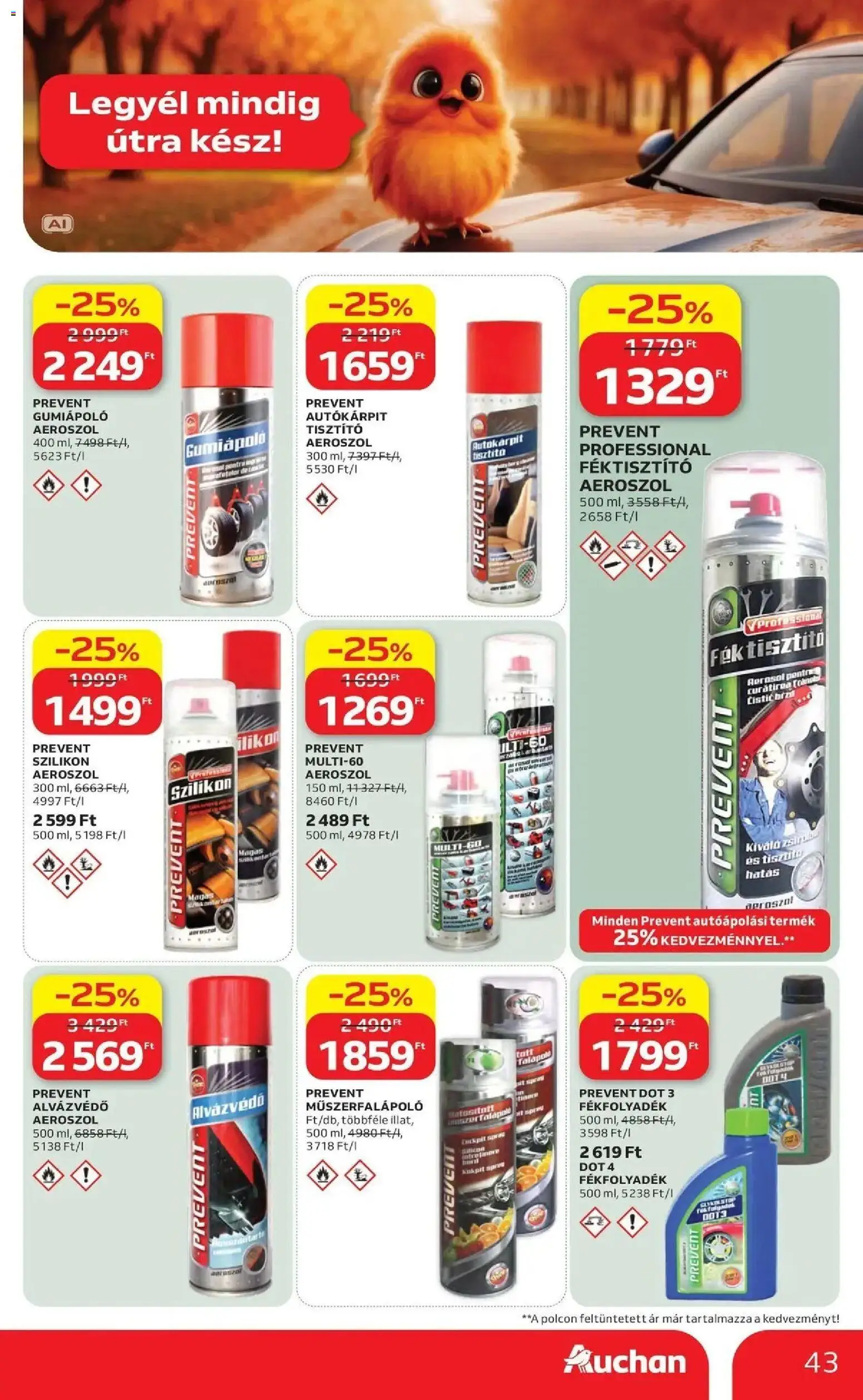Auchan akciós újság Szolnok - 2026.10.01. -tól/töl > akció, lapozható szórólap 🛍️ | Oldal: 43 | Termékek: Tisztító, Szilikon