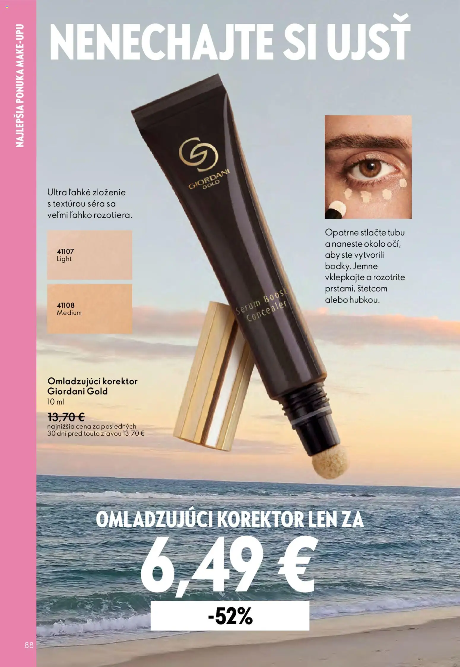 Nové Oriflame akcie – leták je platný od 27.05.2026 | Strana: 88 | Produkty: Korektor