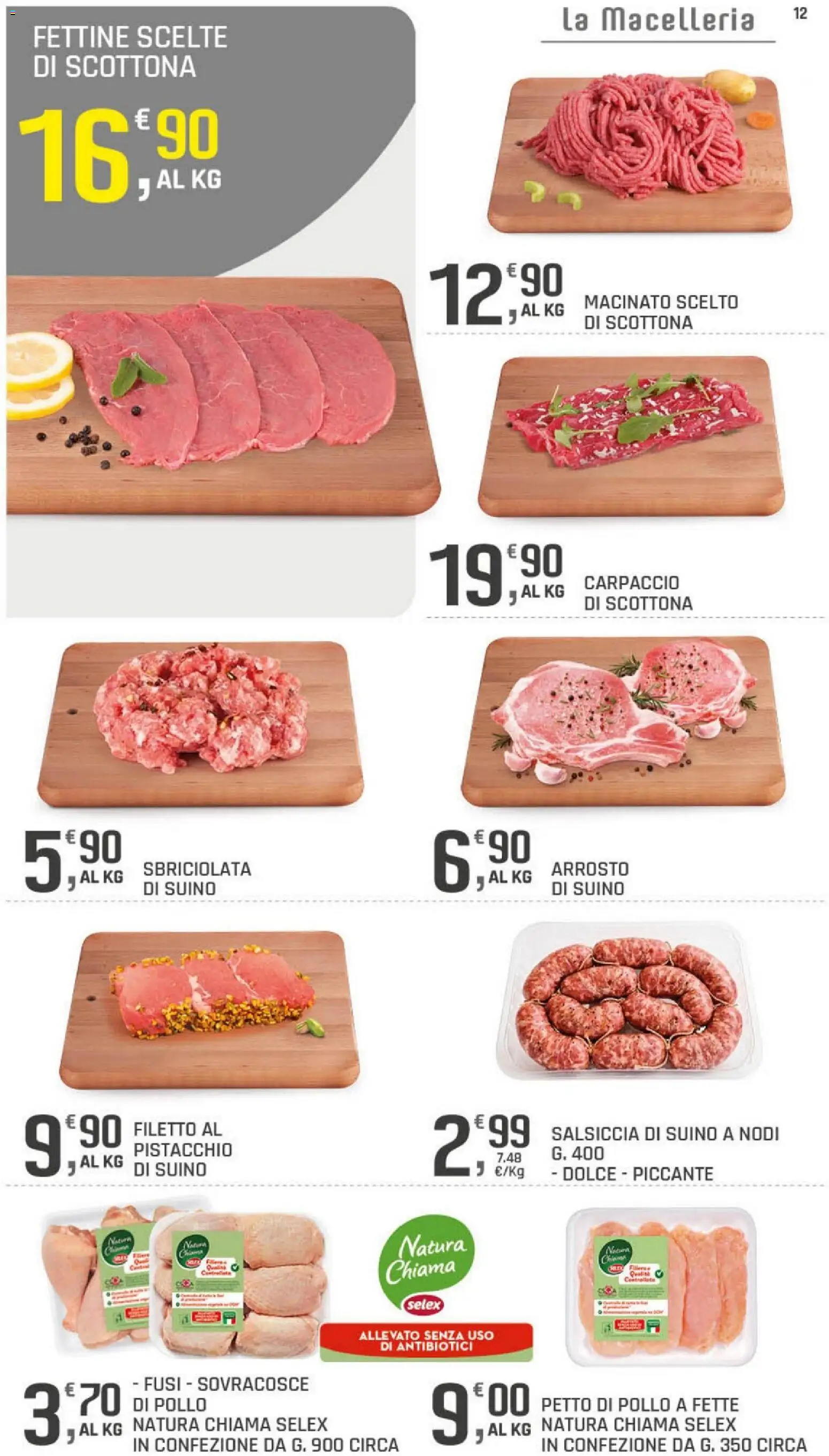 Volantino DOK del 09/07/2026 | Pagina: 12 | Prodotti: Petto di Pollo, Arrosto, Pollo, Suino