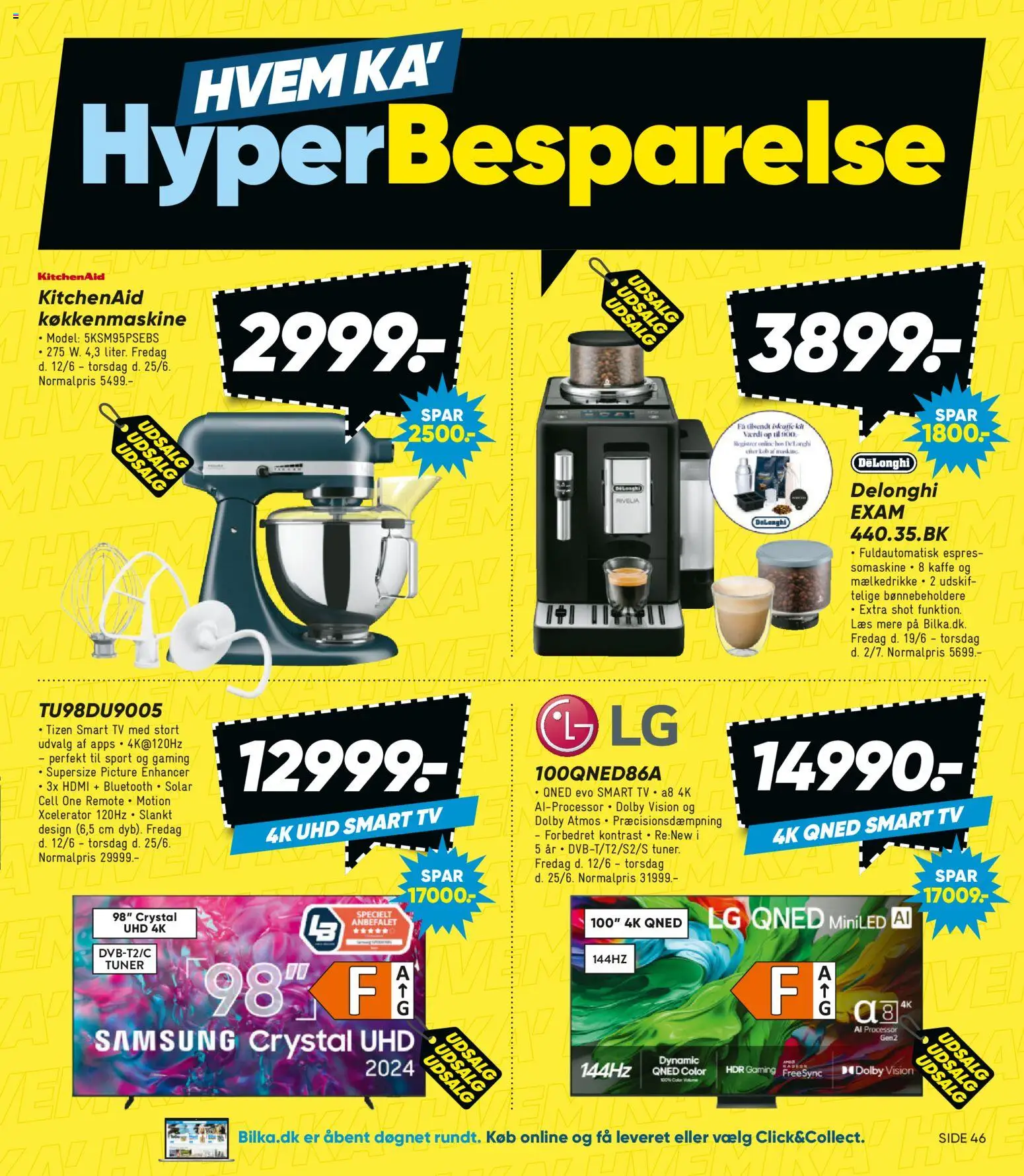 Bilka tilbudsavis – gyldig fra 19.06.2026 | Side: 3 | Produkter: Processor, Kaffe, Smart TV, TV