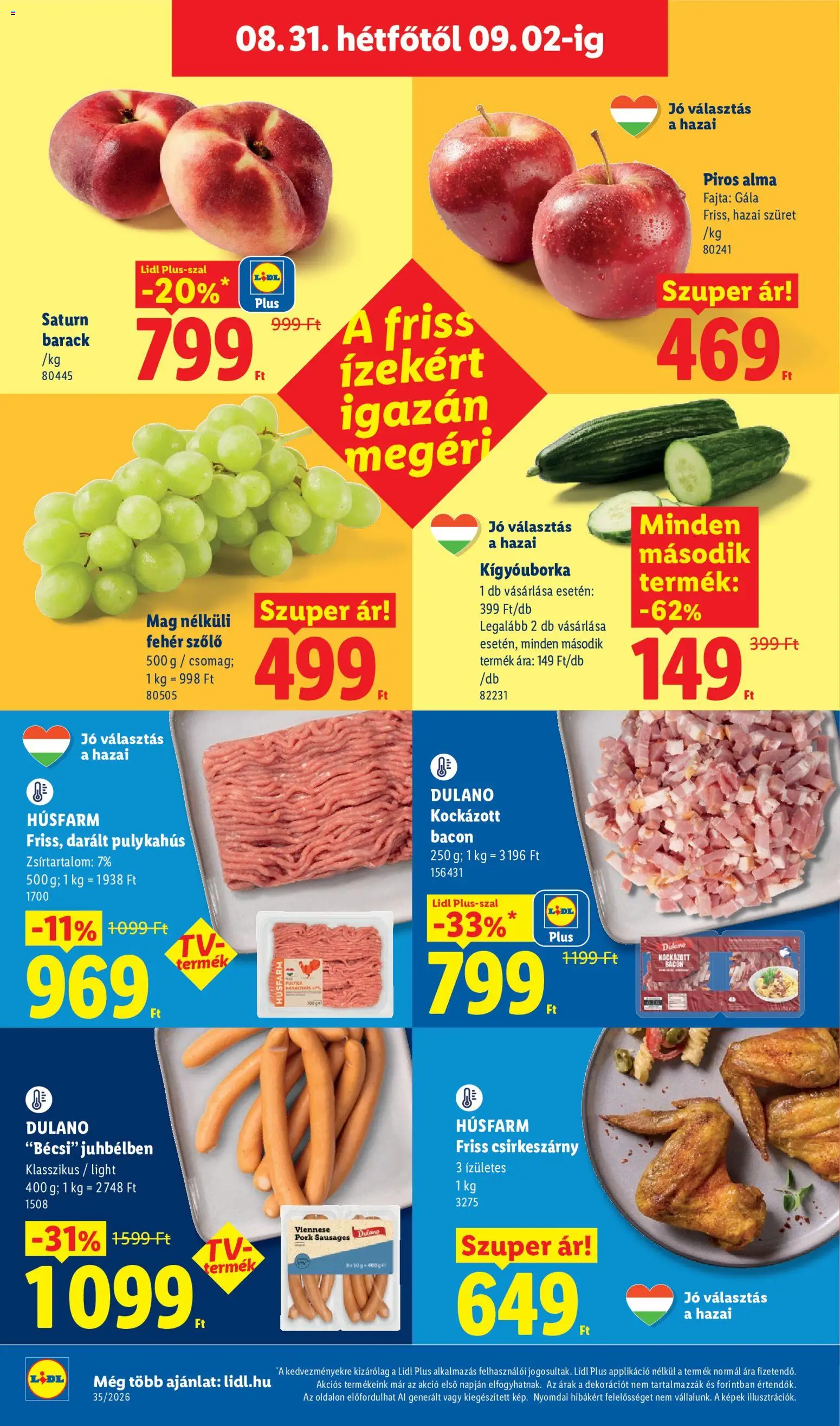 Lidl akciós ujság - amely érvényes a következő dátumtól: 2026.08.27. | Oldal: 64