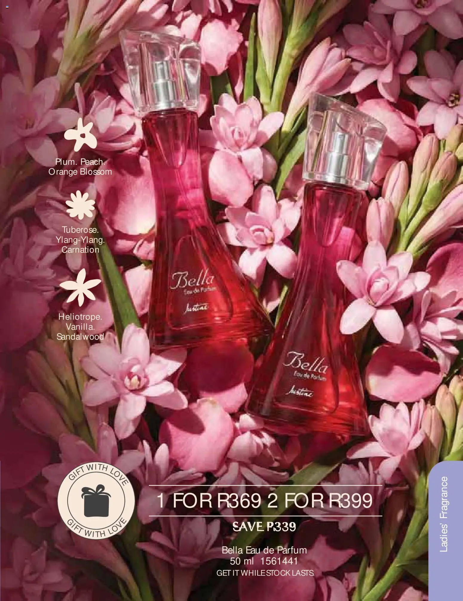 New Justine catalogue – valid from 01/08/2026 | Page: 7 | Products: Fragrance, Stock